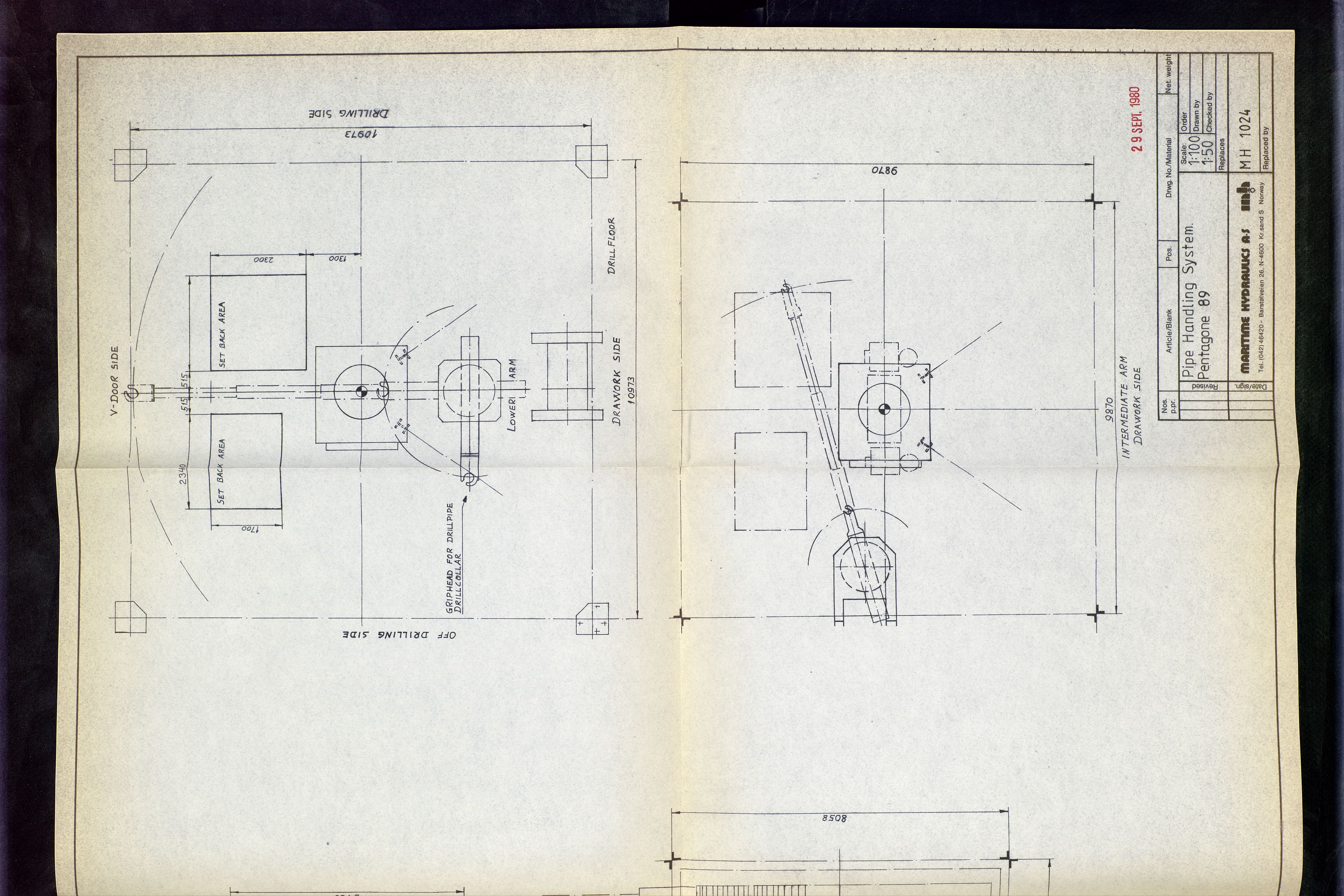 Pa 1503 - Stavanger Drilling AS, AV/SAST-A-101906/2/E/Eb/Eba/L0018: Alexander L. Kielland repair, 1976-1981