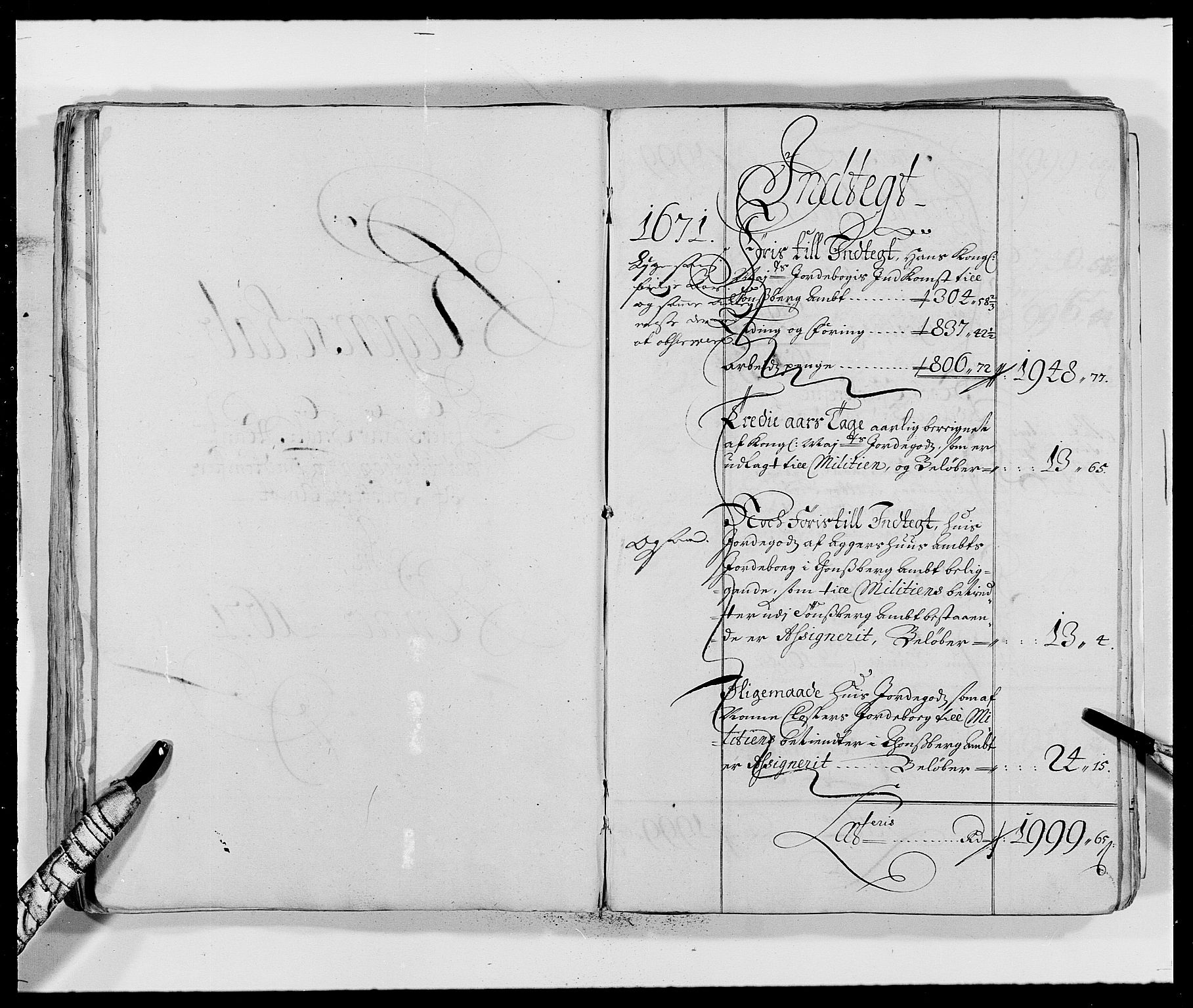 Rentekammeret inntil 1814, Reviderte regnskaper, Fogderegnskap, RA/EA-4092/R32/L1839: Fogderegnskap Jarlsberg grevskap, 1664-1673, p. 105