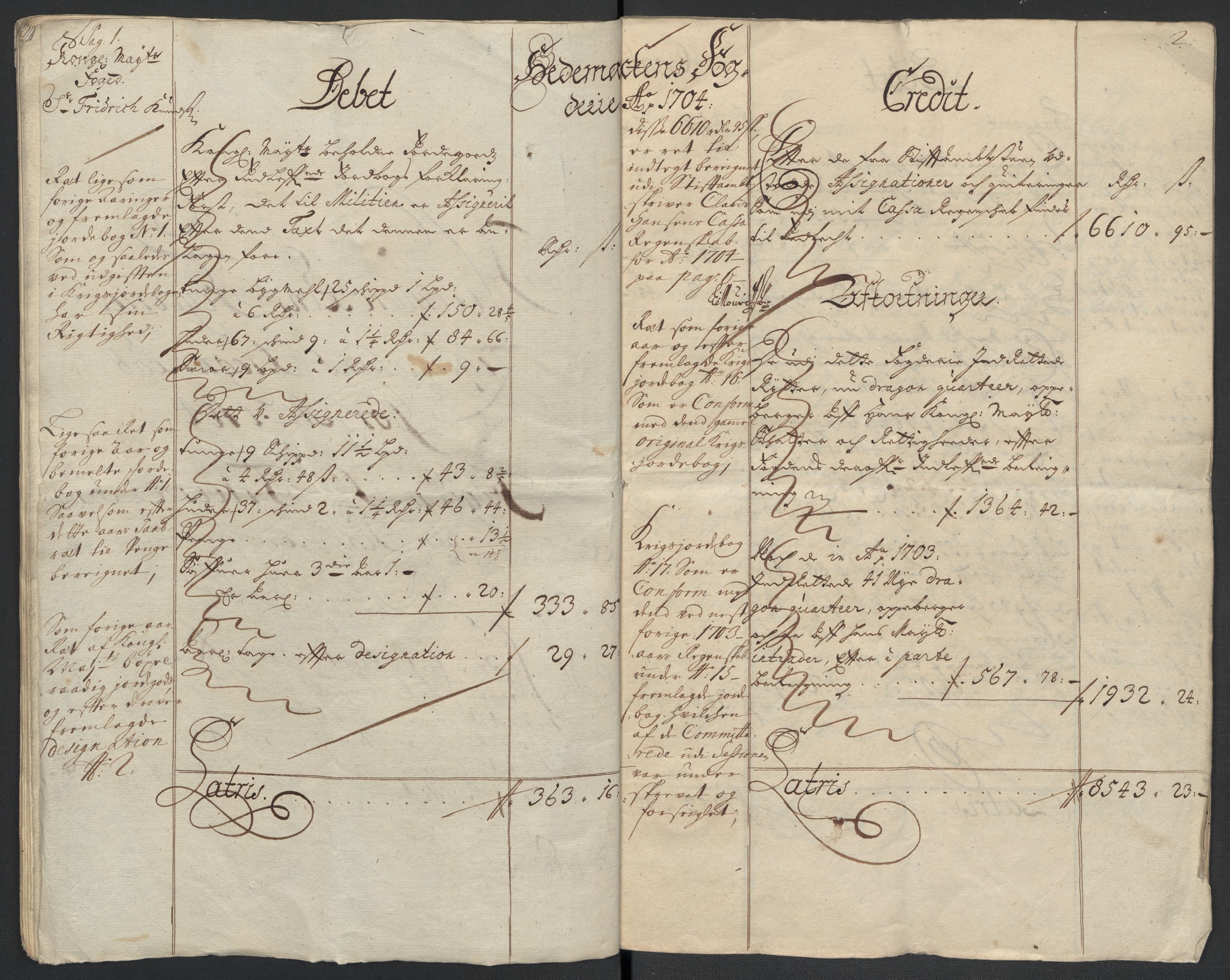 Rentekammeret inntil 1814, Reviderte regnskaper, Fogderegnskap, AV/RA-EA-4092/R16/L1041: Fogderegnskap Hedmark, 1703-1704, p. 224