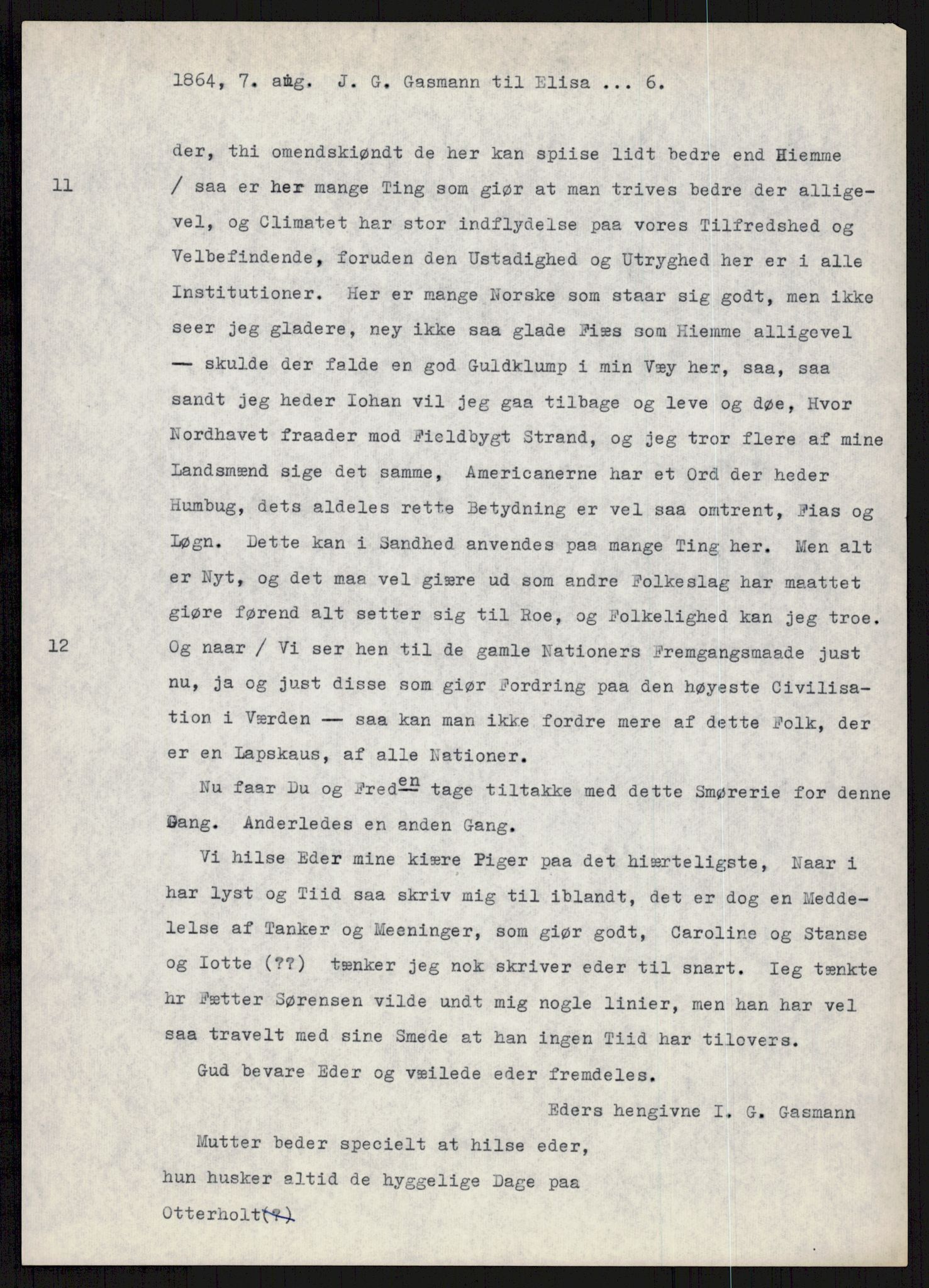 Samlinger til kildeutgivelse, Amerikabrevene, AV/RA-EA-4057/F/L0024: Innlån fra Telemark: Gunleiksrud - Willard, 1838-1914, p. 91