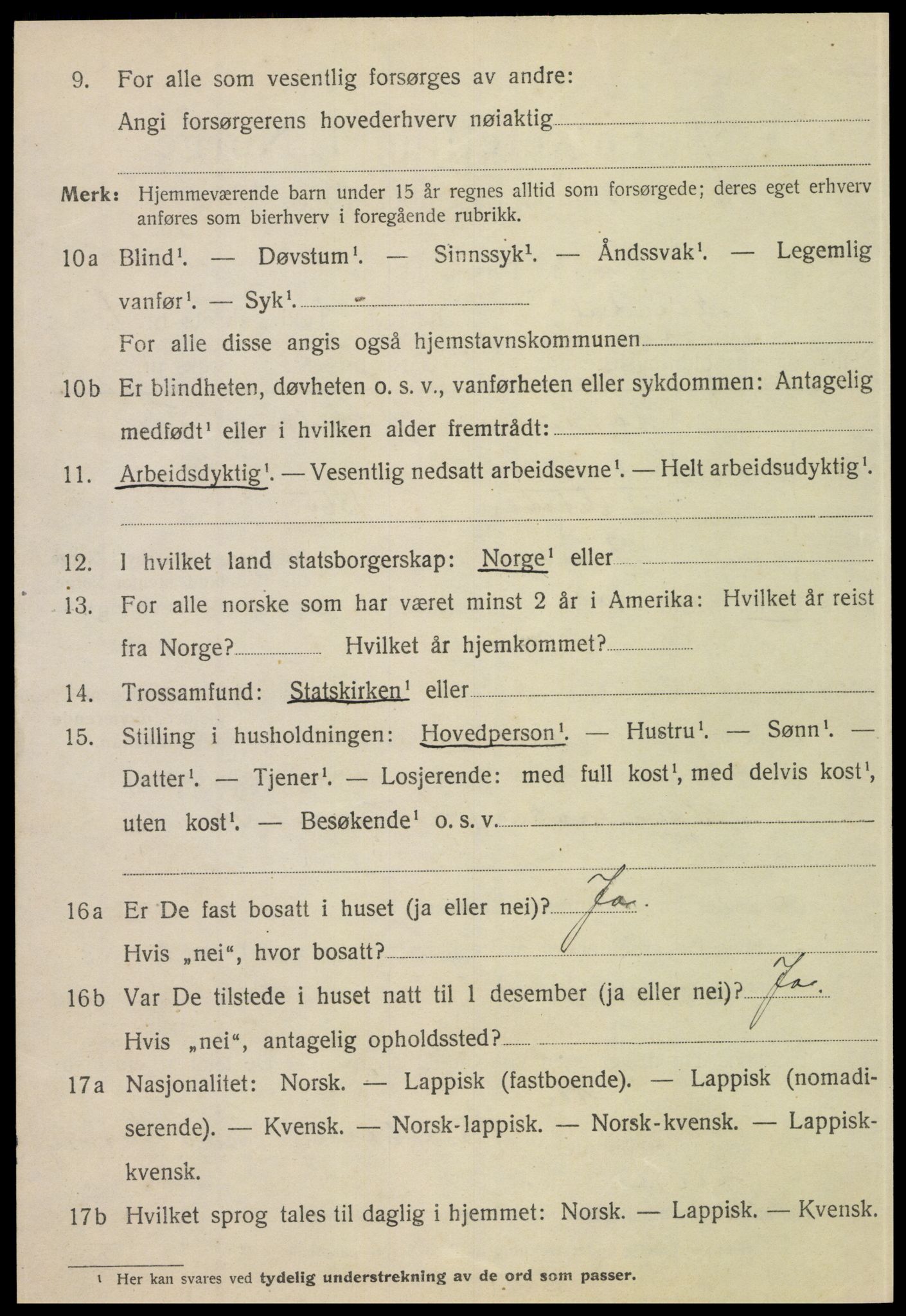 SAT, 1920 census for Bindal, 1920, p. 4754