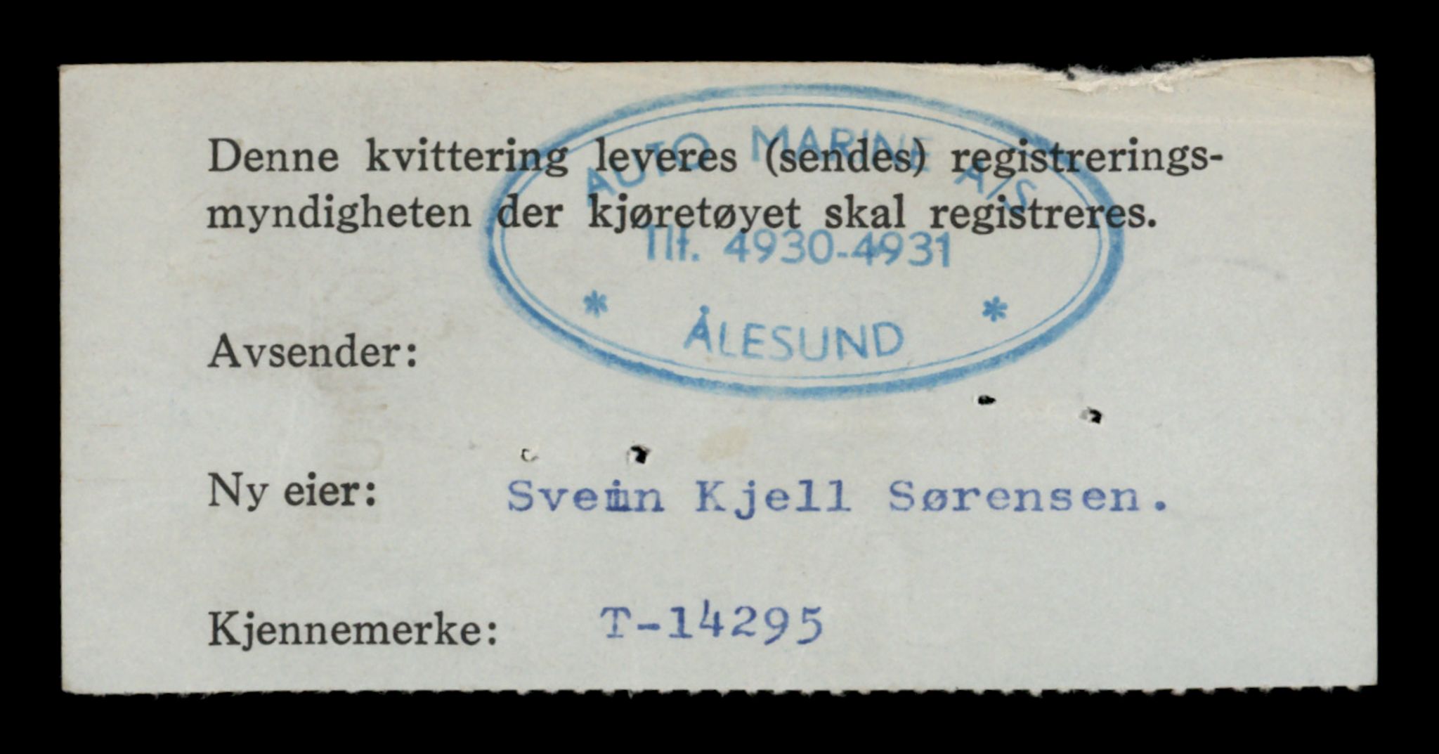 Møre og Romsdal vegkontor - Ålesund trafikkstasjon, AV/SAT-A-4099/F/Fe/L0044: Registreringskort for kjøretøy T 14205 - T 14319, 1927-1998, p. 2634