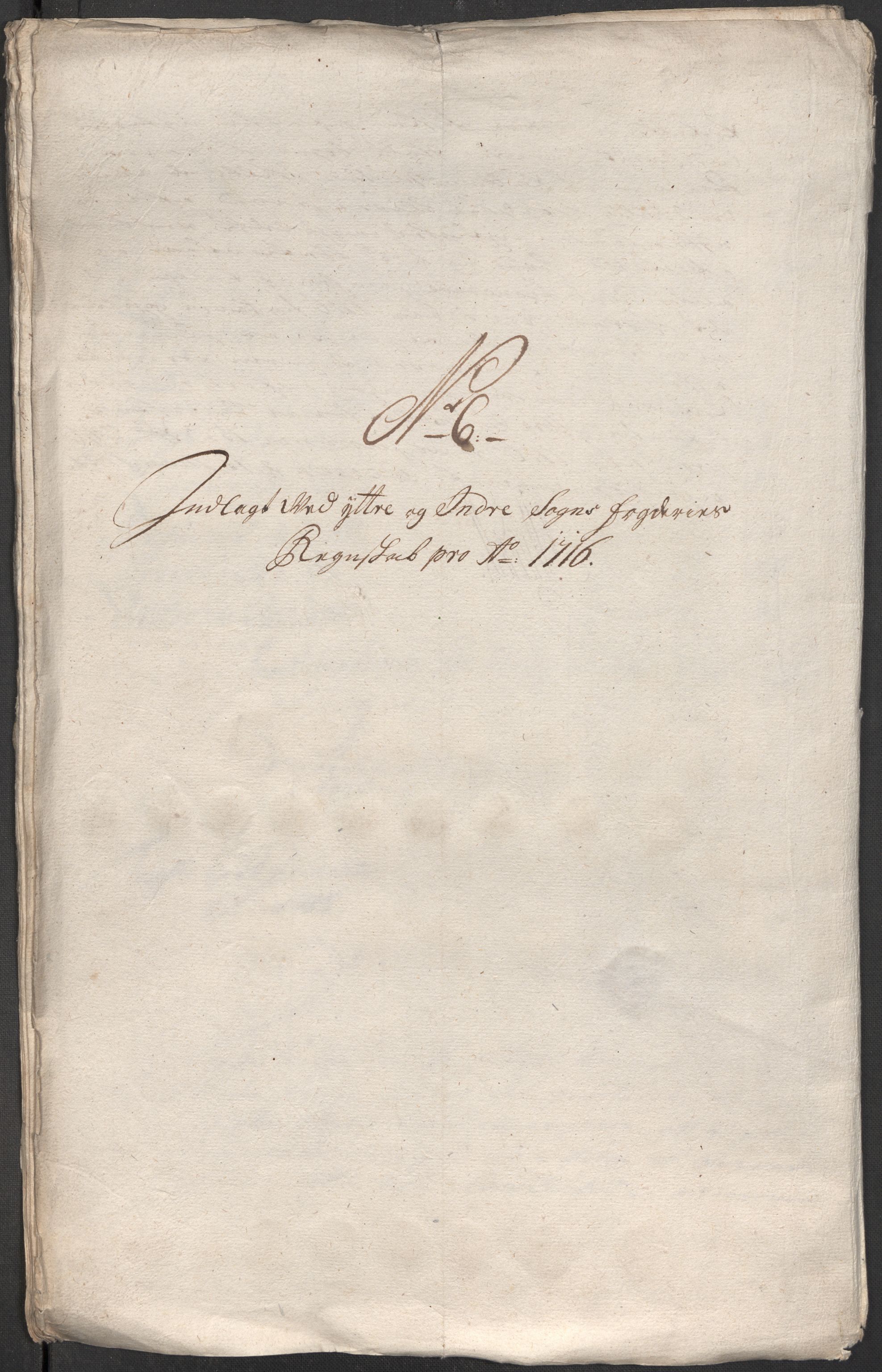 Rentekammeret inntil 1814, Reviderte regnskaper, Fogderegnskap, AV/RA-EA-4092/R52/L3320: Fogderegnskap Sogn, 1715-1716, p. 410