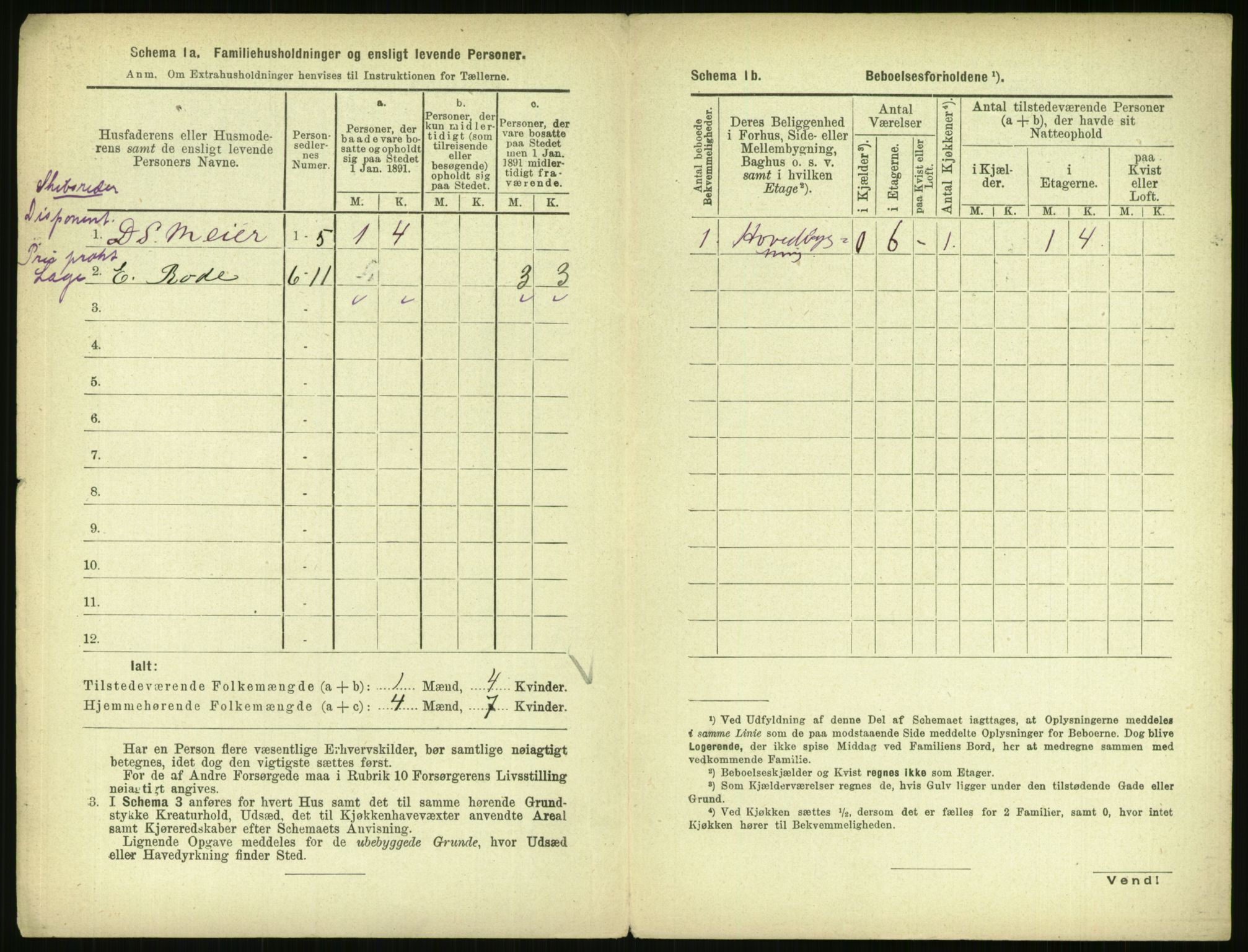 RA, 1891 census for 0301 Kristiania, 1891, p. 52919