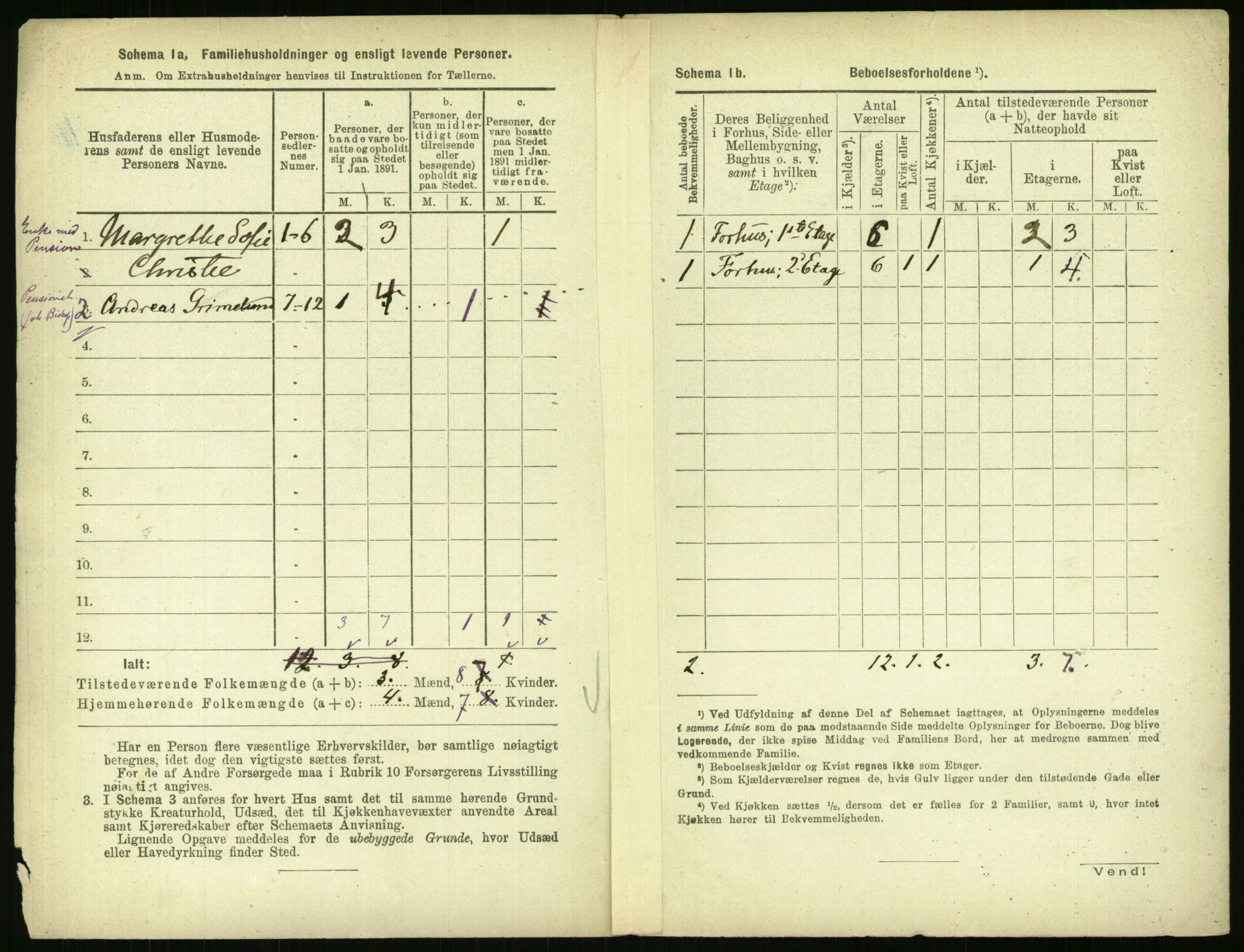 RA, 1891 census for 0301 Kristiania, 1891, p. 32328