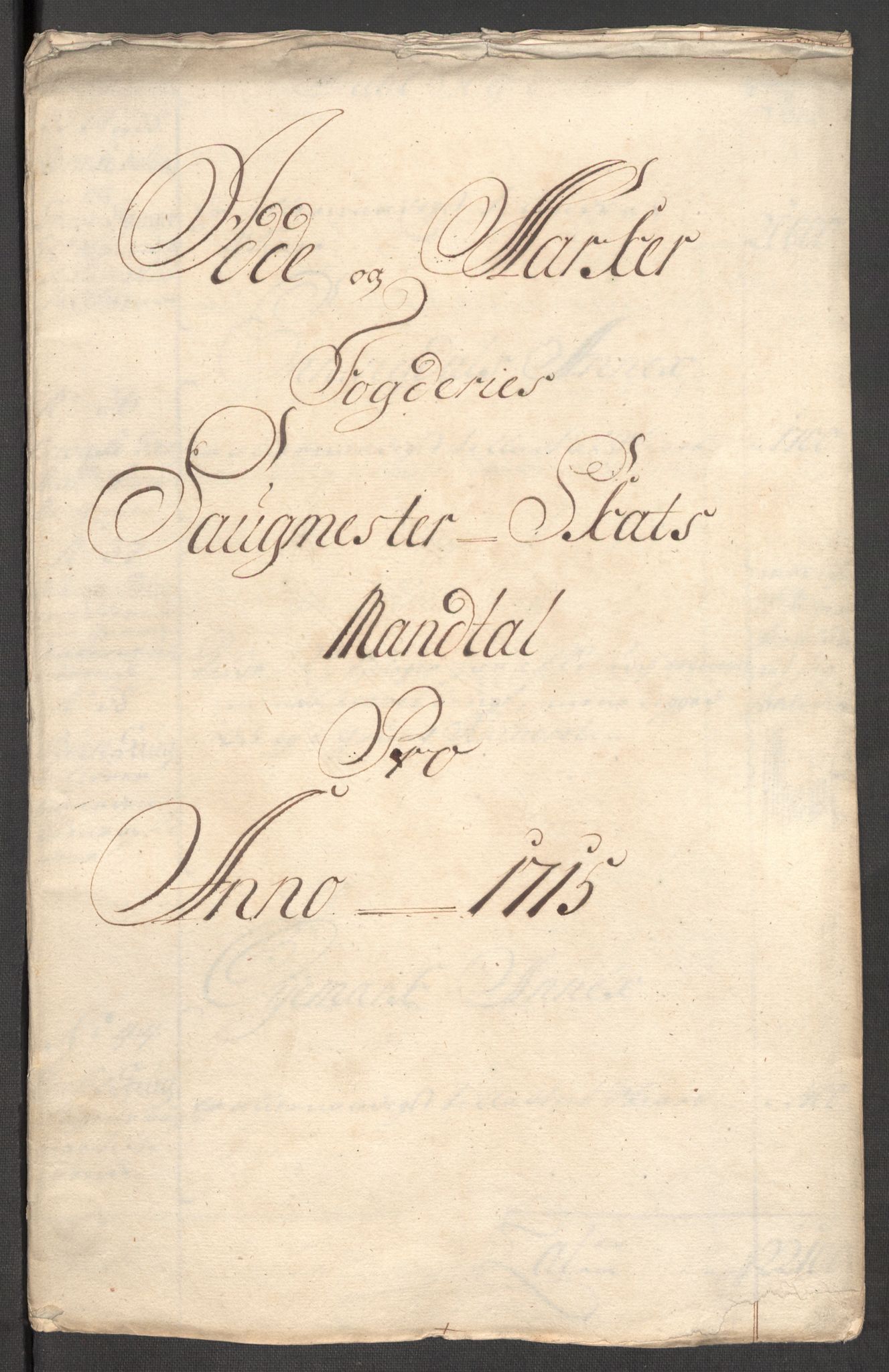 Rentekammeret inntil 1814, Reviderte regnskaper, Fogderegnskap, RA/EA-4092/R01/L0023: Fogderegnskap Idd og Marker, 1715-1716, p. 71