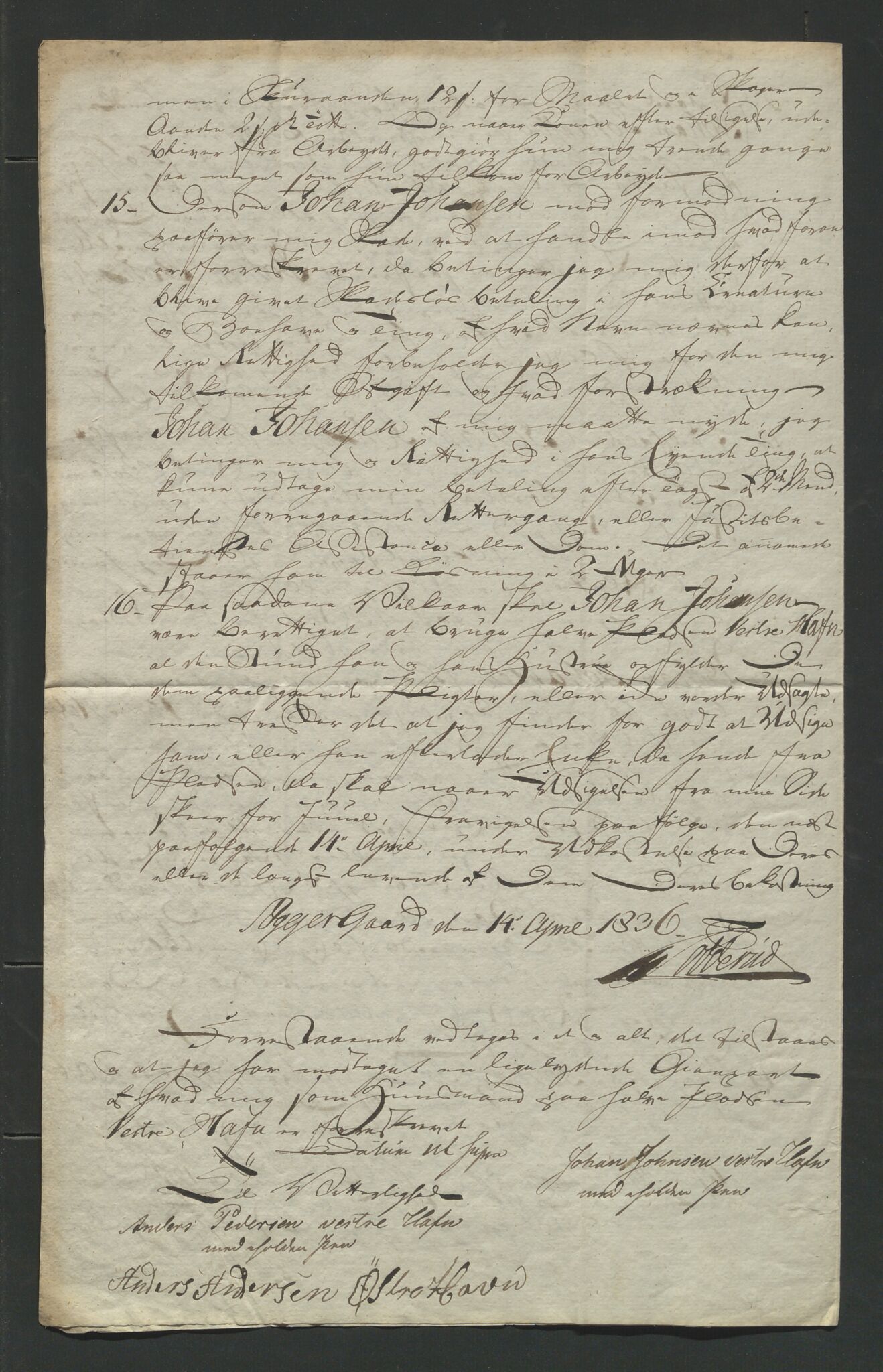 Åker i Vang, Hedmark, og familien Todderud, AV/SAH-ARK-010/F/Fa/L0002: Eiendomsdokumenter, 1739-1916, p. 254