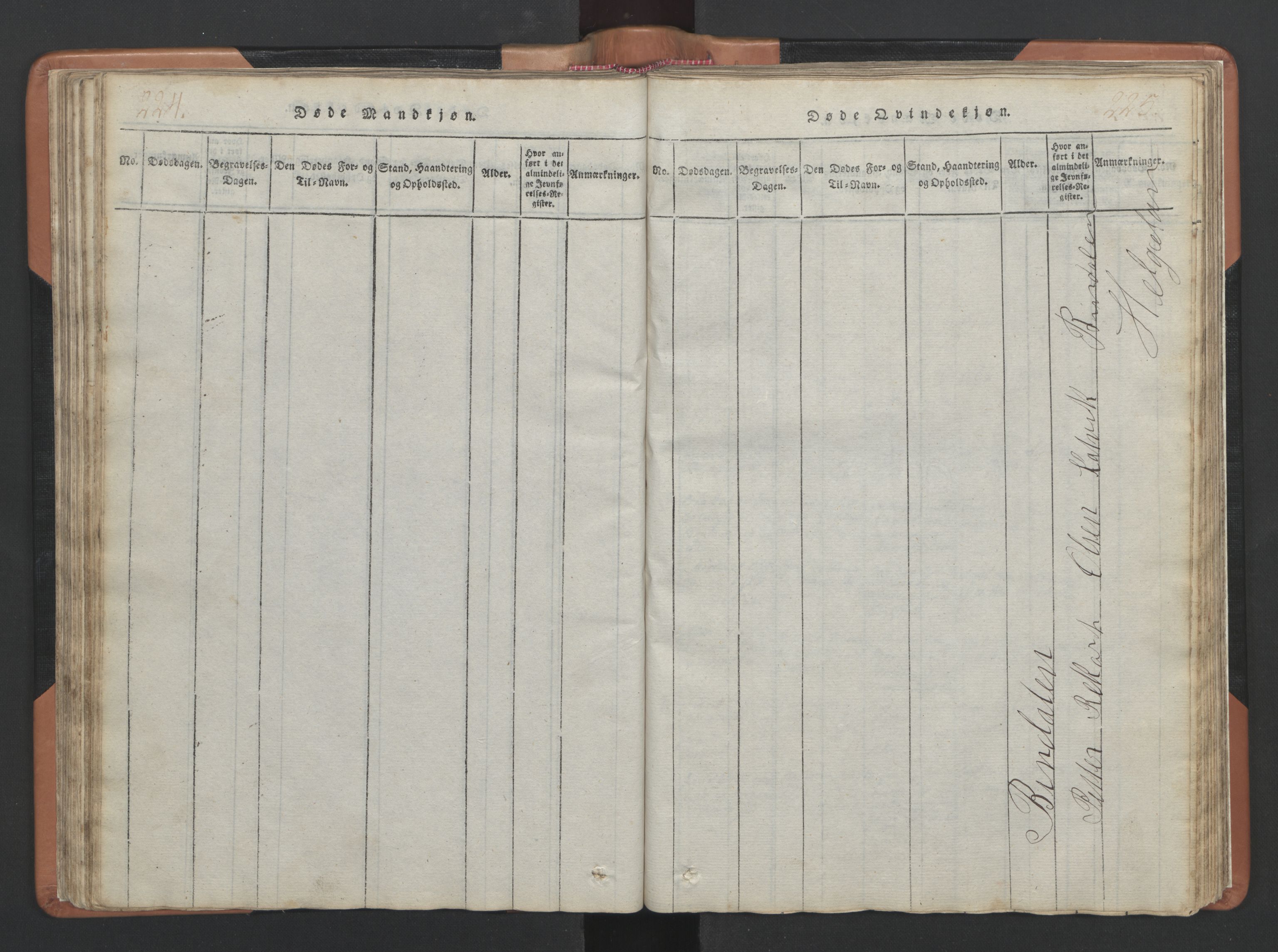 Ministerialprotokoller, klokkerbøker og fødselsregistre - Nordland, SAT/A-1459/810/L0157: Parish register (copy) no. 810C01, 1819-1842, p. 224-225
