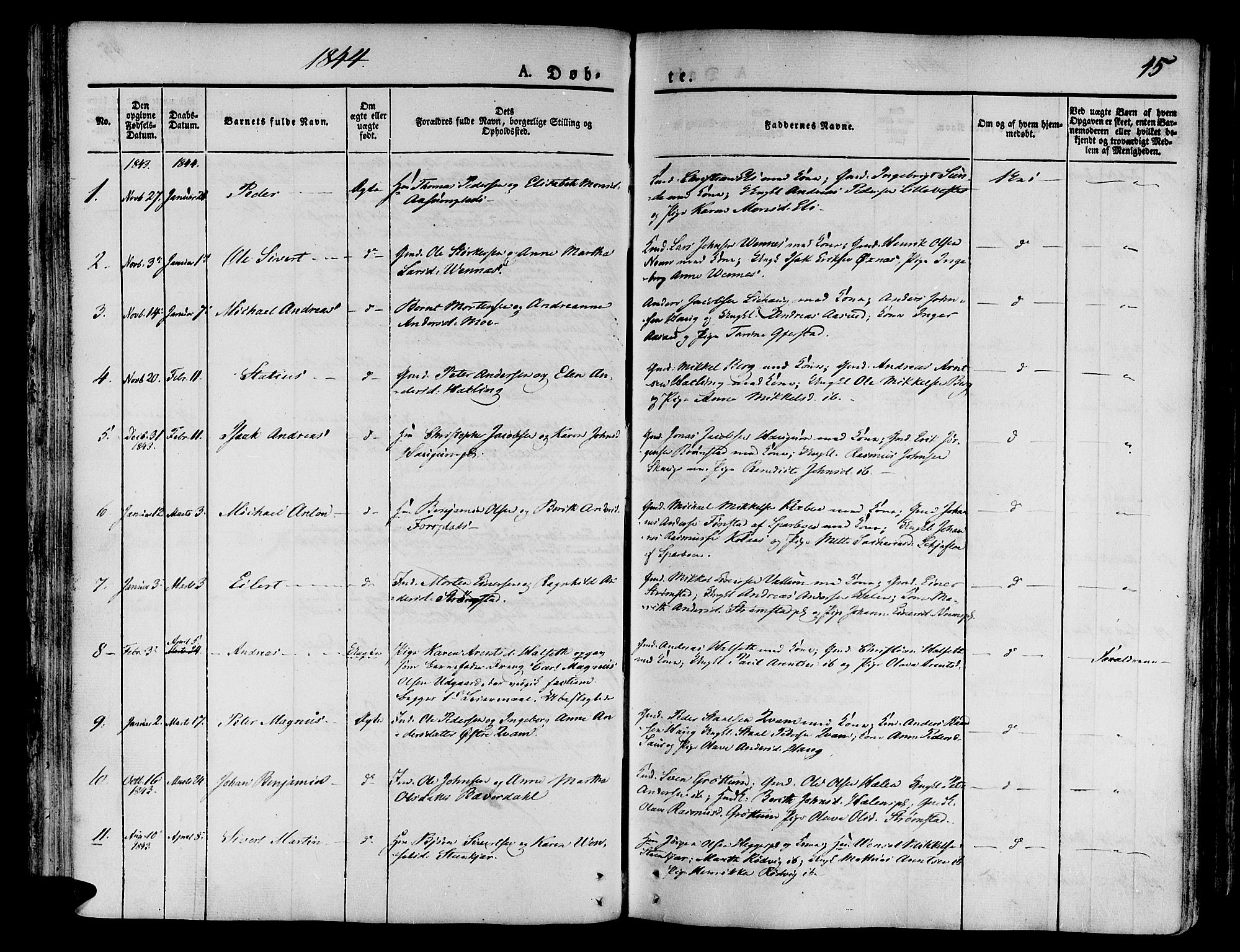 Ministerialprotokoller, klokkerbøker og fødselsregistre - Nord-Trøndelag, AV/SAT-A-1458/746/L0445: Parish register (official) no. 746A04, 1826-1846, p. 45