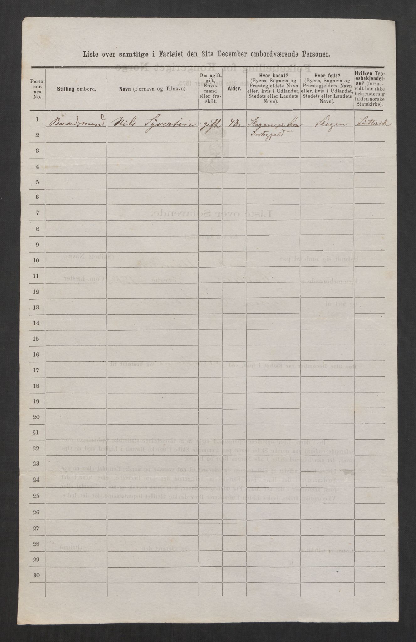 RA, 1875 census, lists of crew on ships: Ships in domestic ports, 1875, p. 182