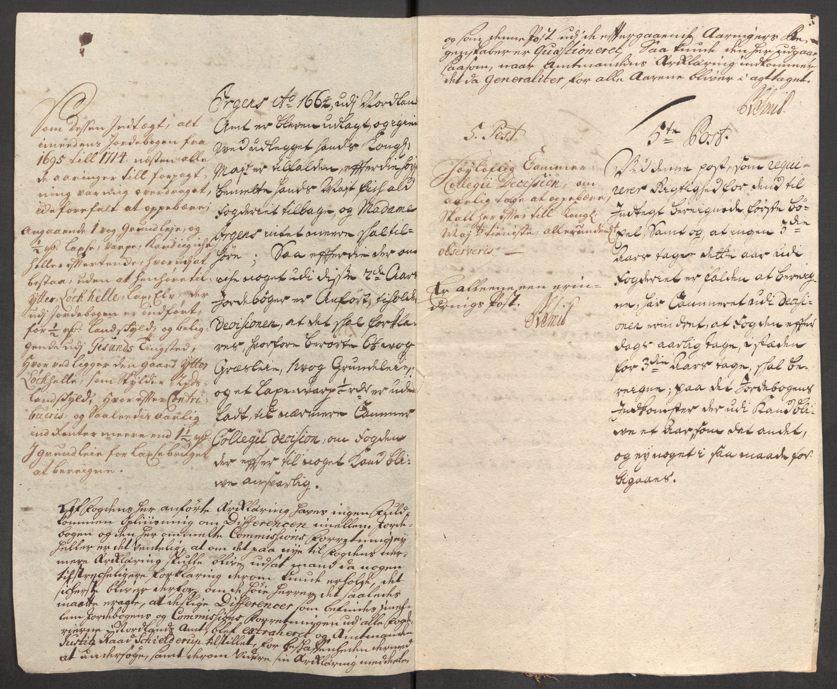 Rentekammeret inntil 1814, Reviderte regnskaper, Fogderegnskap, AV/RA-EA-4092/R68/L4756: Fogderegnskap Senja og Troms, 1705-1707, p. 513