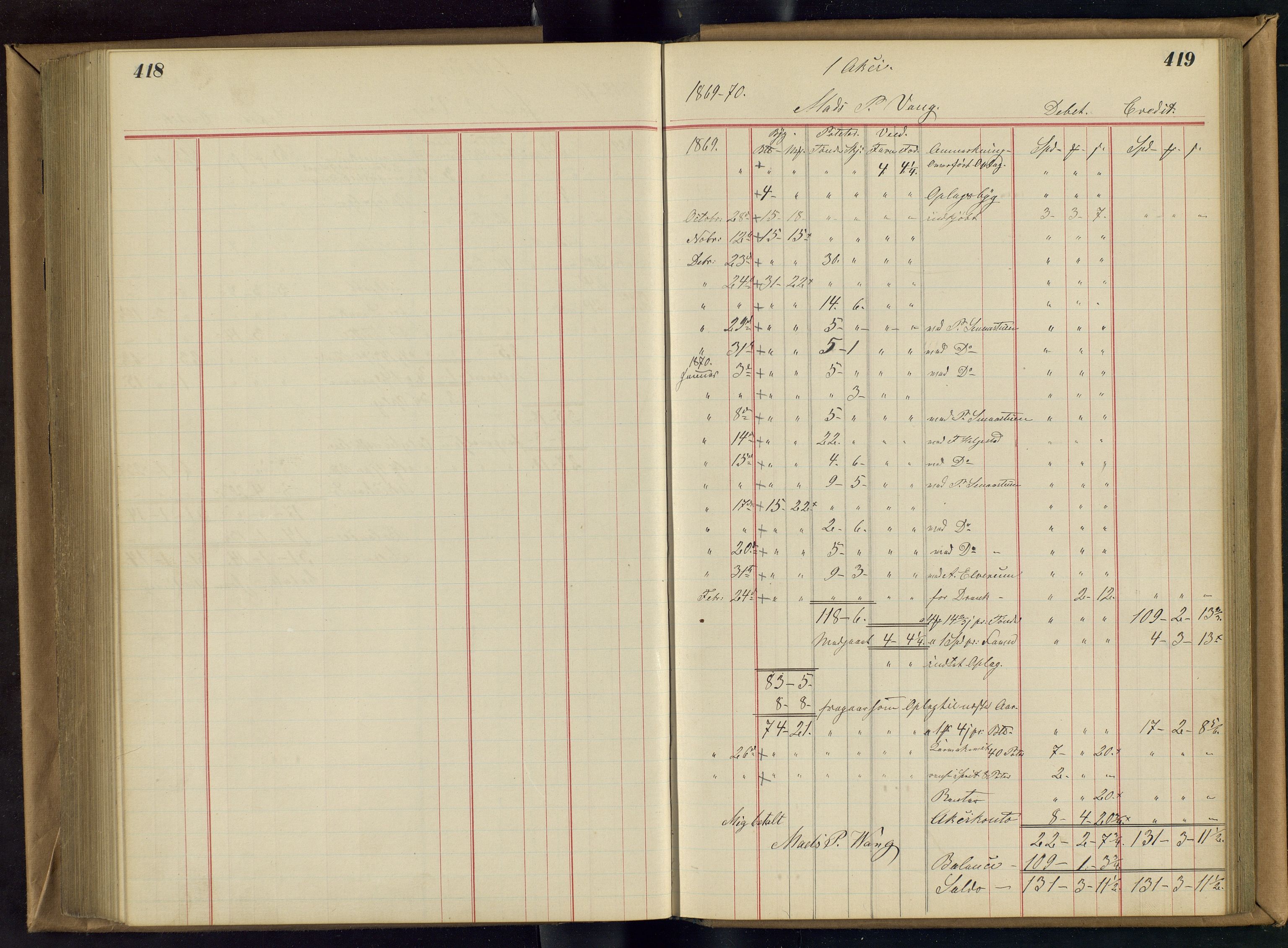 Hjell Brenneri, OAMM/T-A-00106, 1867-1870, p. 231