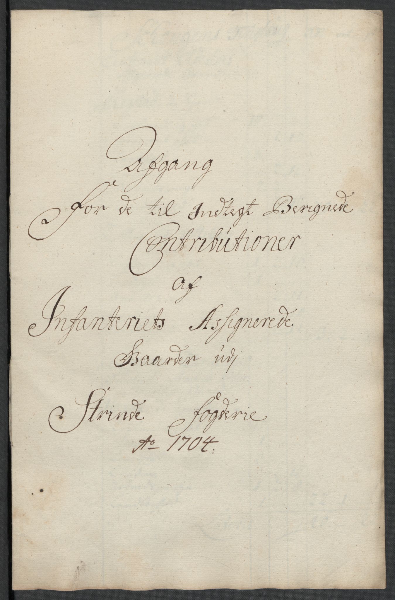Rentekammeret inntil 1814, Reviderte regnskaper, Fogderegnskap, RA/EA-4092/R61/L4109: Fogderegnskap Strinda og Selbu, 1704-1706, p. 186