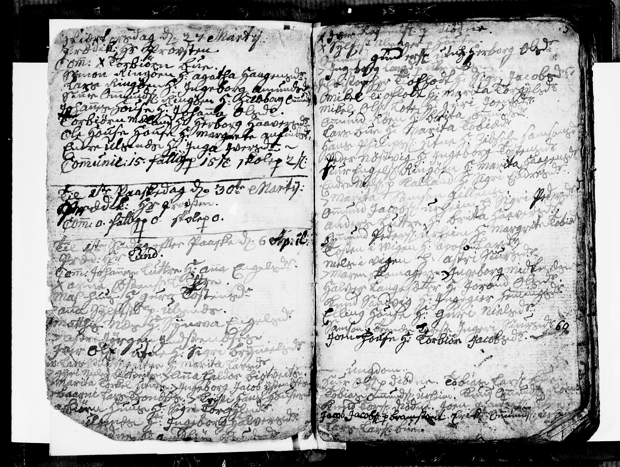 Ullensvang sokneprestembete, AV/SAB-A-78701/H/Hab: Parish register (copy) no. E 1, 1766-1769, p. 2-3