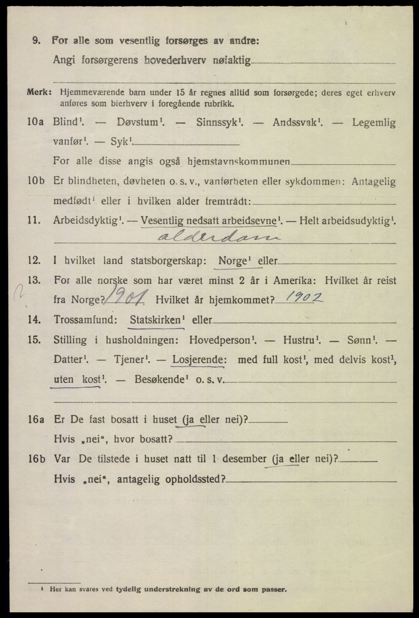 SAK, 1920 census for Lista, 1920, p. 6370