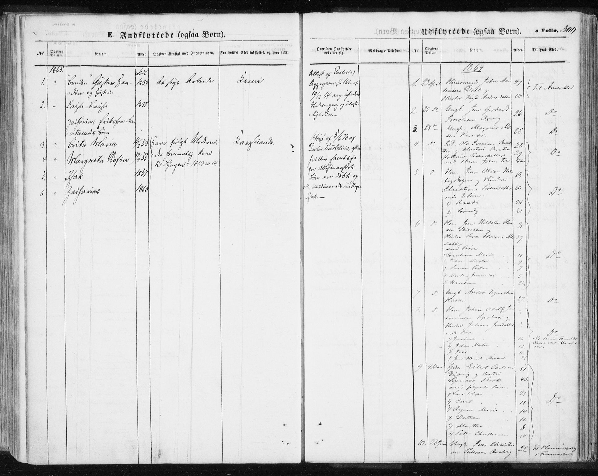 Lyngen sokneprestembete, AV/SATØ-S-1289/H/He/Hea/L0005kirke: Parish register (official) no. 5, 1859-1869, p. 300