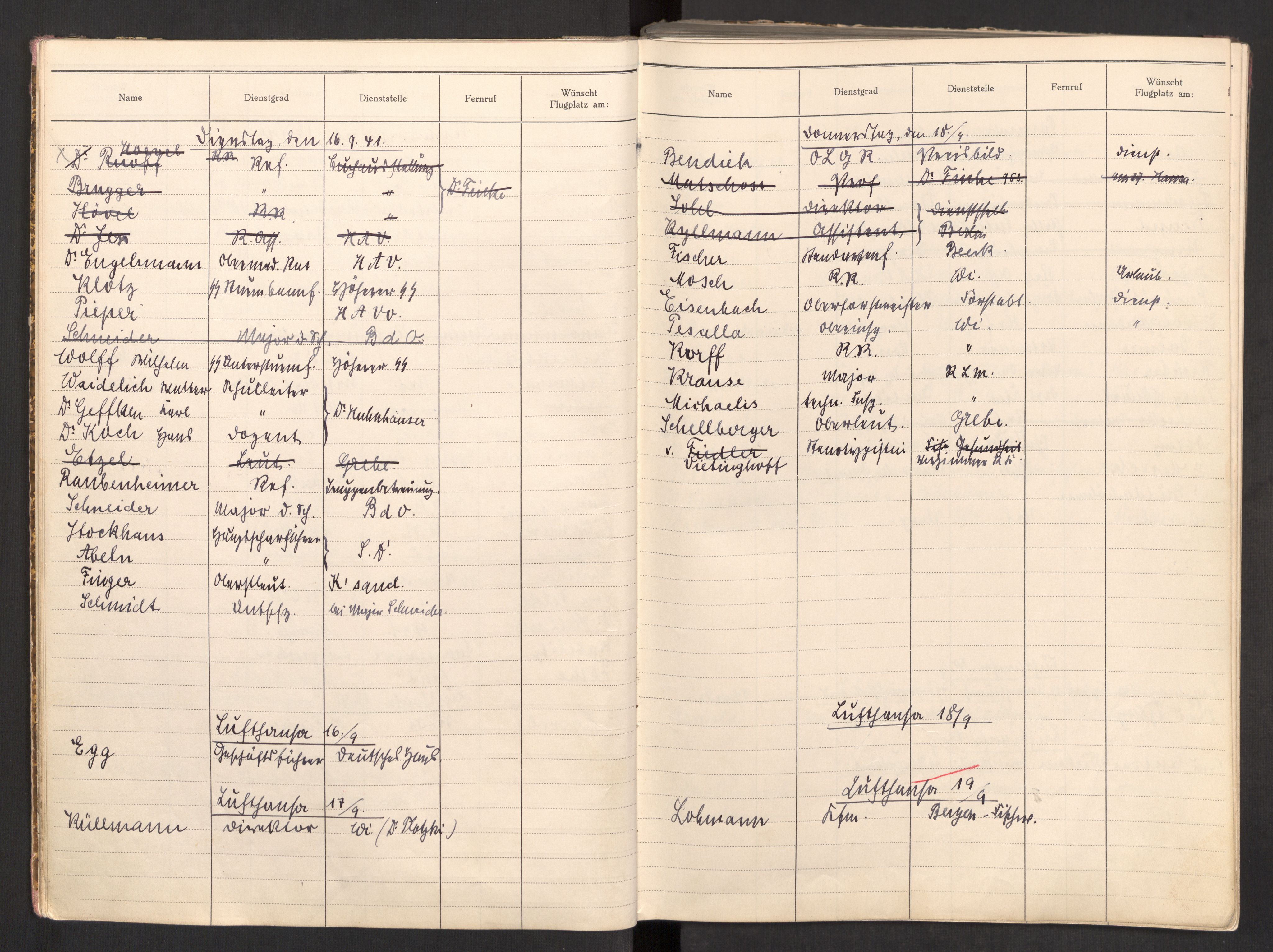 Tyske arkiver, Reichskommissariat, RA/RAFA-2174/E/Eb/Ebb/L0013: Sivile tyske flygninger mellom Norge og Tyskland, 1941-1945