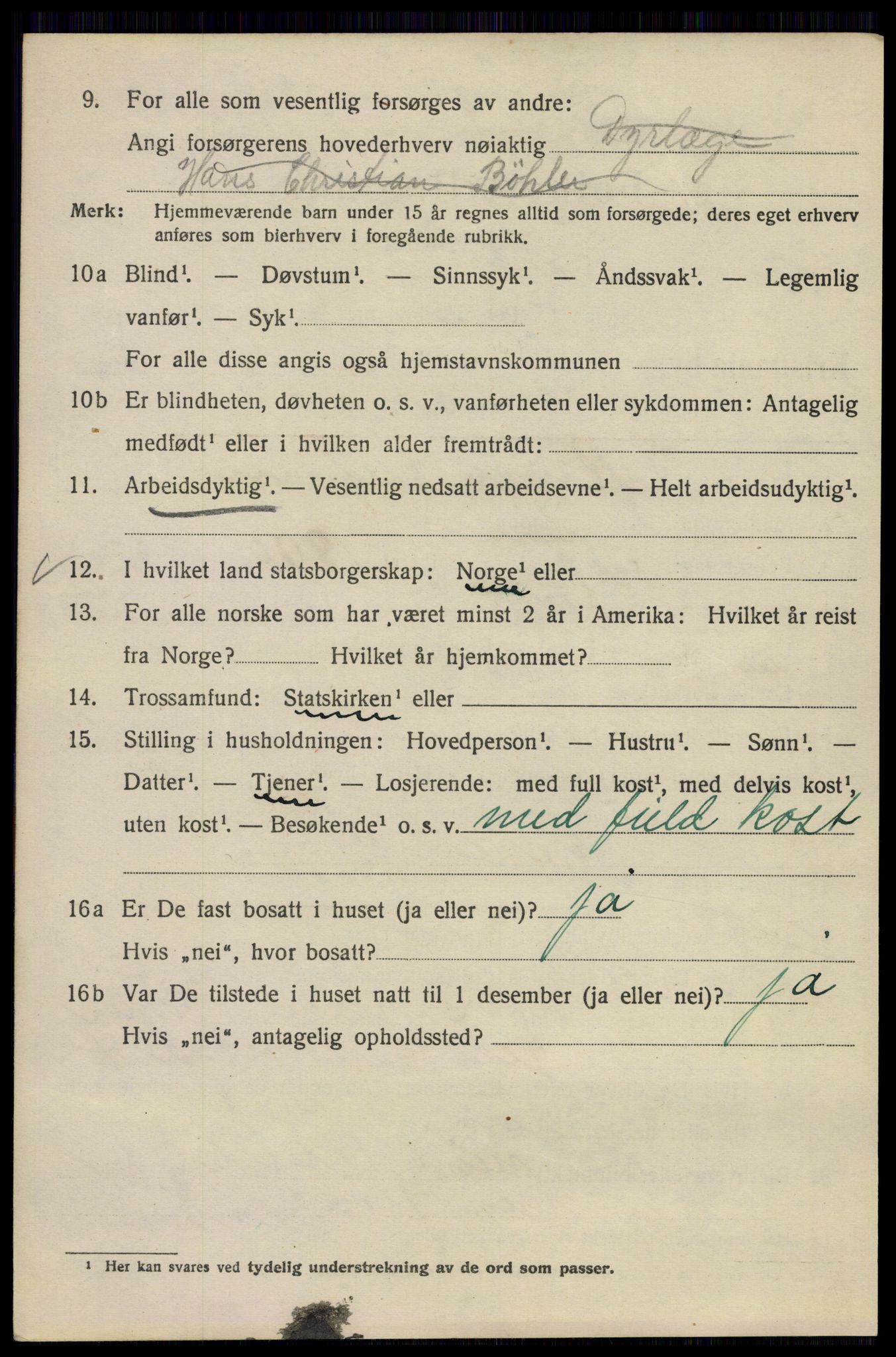 SAO, 1920 census for Kristiania, 1920, p. 323474