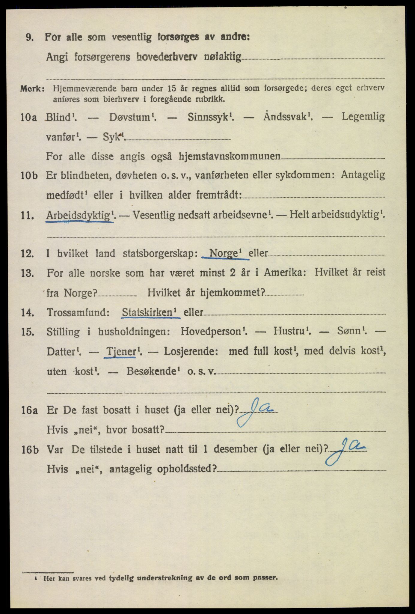 SAH, 1920 census for Løten, 1920, p. 7114