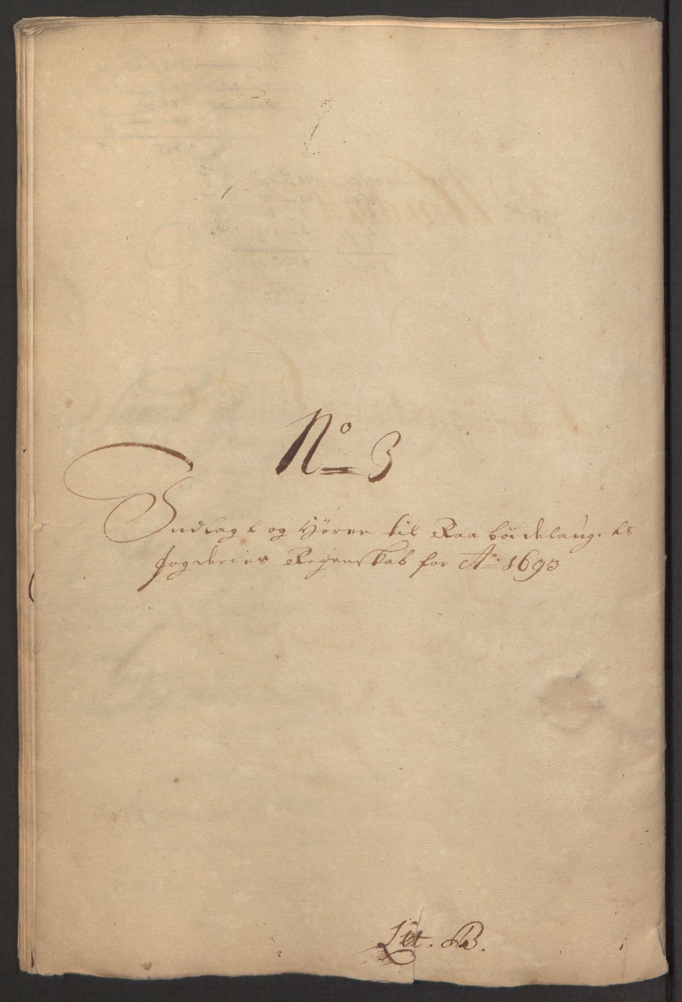 Rentekammeret inntil 1814, Reviderte regnskaper, Fogderegnskap, RA/EA-4092/R40/L2444: Fogderegnskap Råbyggelag, 1693-1696, p. 81