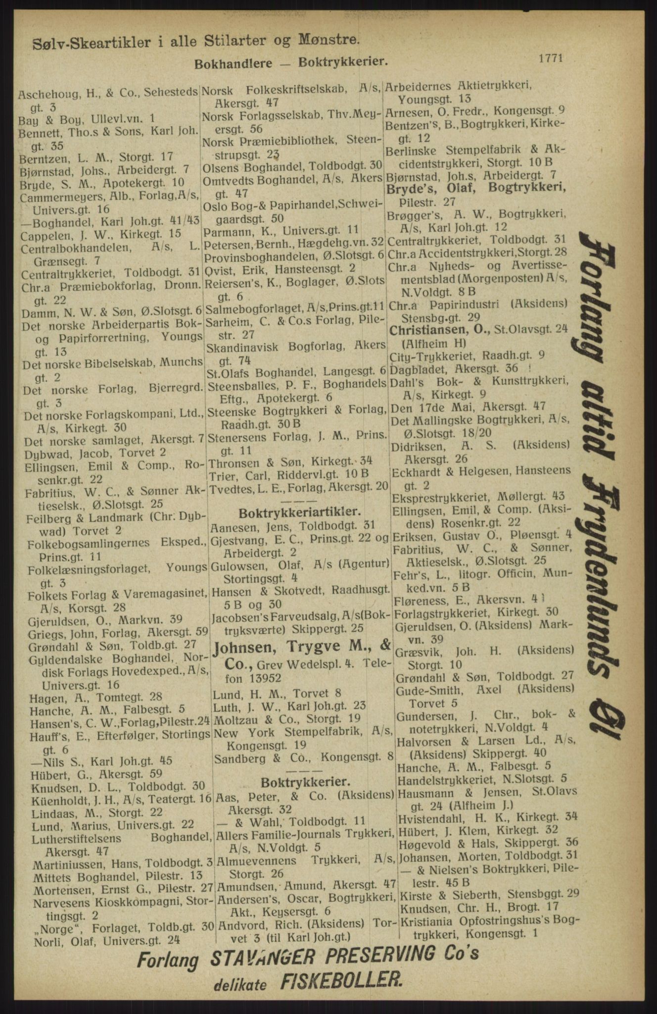 Kristiania/Oslo adressebok, PUBL/-, 1914, p. 1771