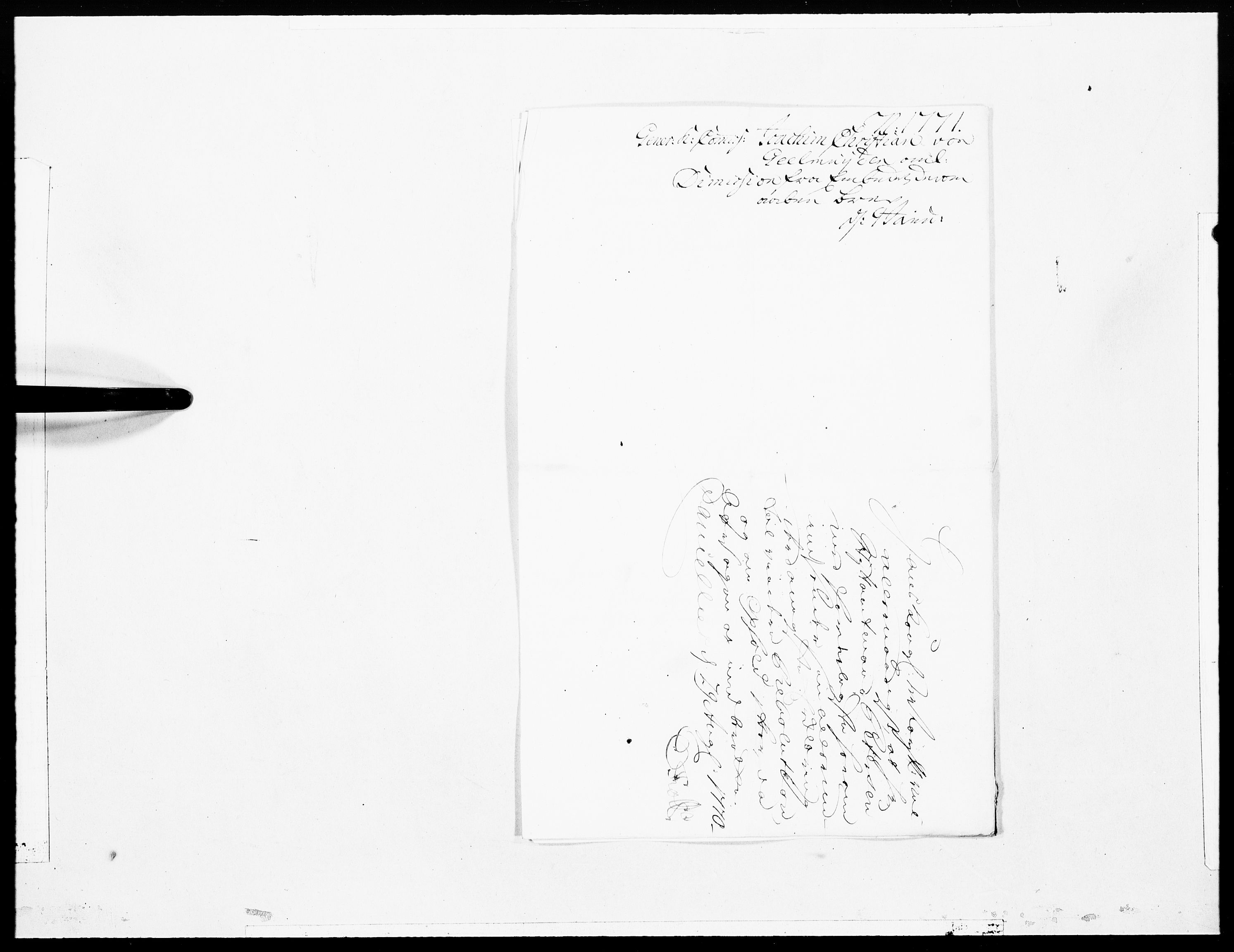 Danske Kanselli 1572-1799, AV/RA-EA-3023/F/Fc/Fcc/Fcca/L0203: Norske innlegg 1572-1799, 1771, p. 20