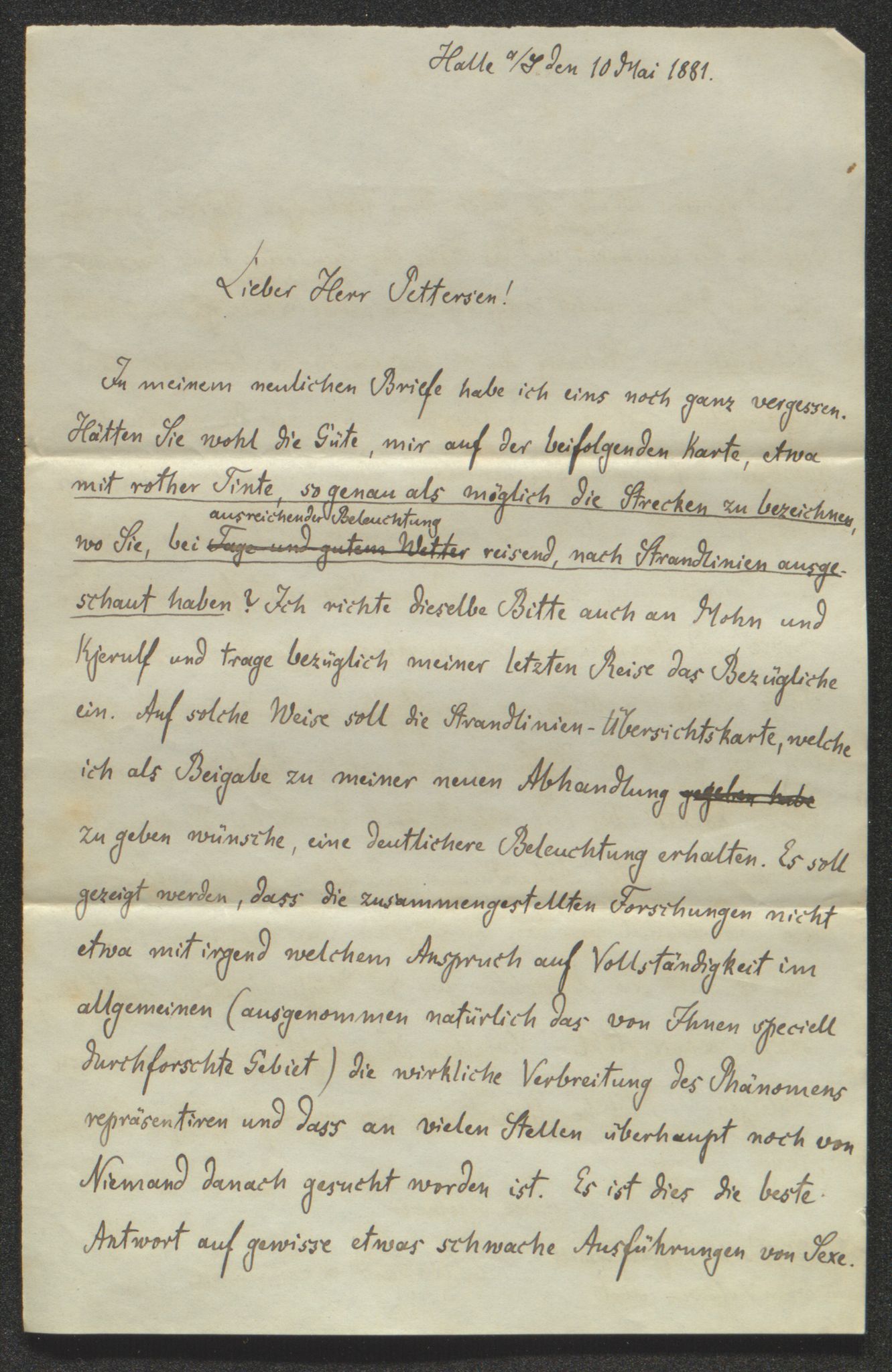 Tromsø Museum, AV/SATØ-S-0162/D/Db/L0033: Journalsaker og innkomne brev, 1879-1882, p. 376