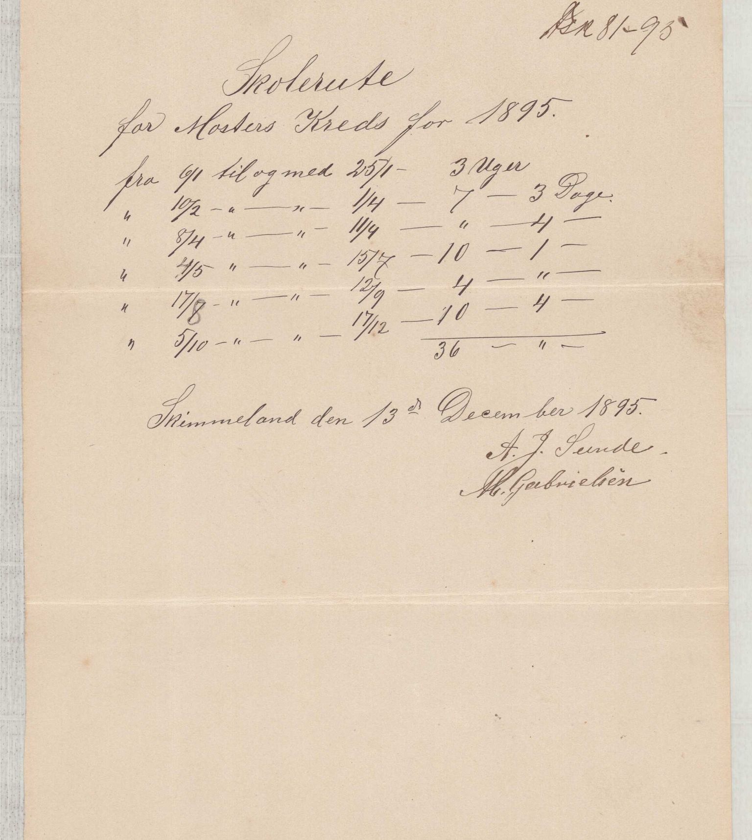 Finnaas kommune. Skulestyret, IKAH/1218a-211/D/Da/L0001/0004: Kronologisk ordna korrespondanse / Kronologisk ordna korrespondanse , 1894-1896, p. 126