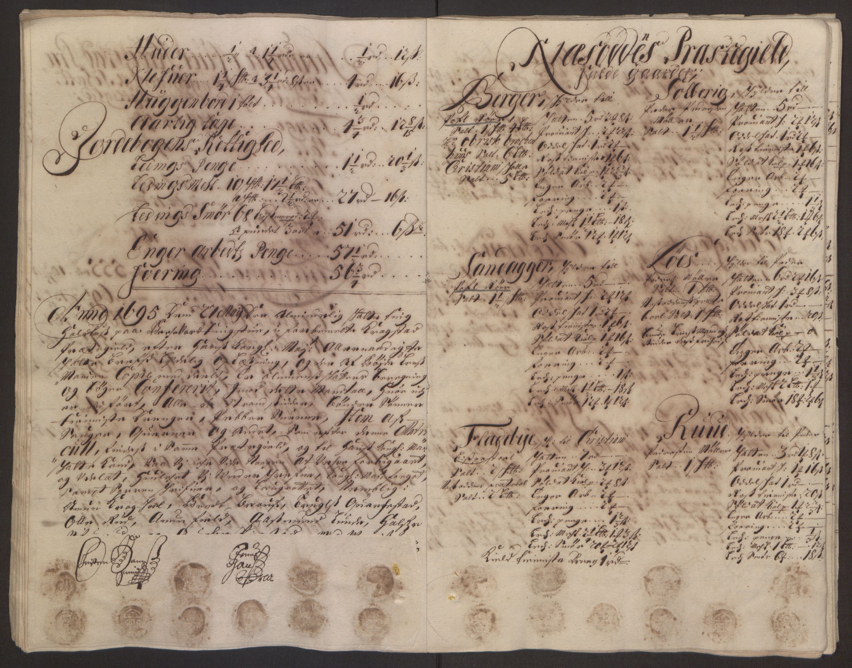 Rentekammeret inntil 1814, Reviderte regnskaper, Fogderegnskap, AV/RA-EA-4092/R10/L0439: Fogderegnskap Aker og Follo, 1695, p. 106