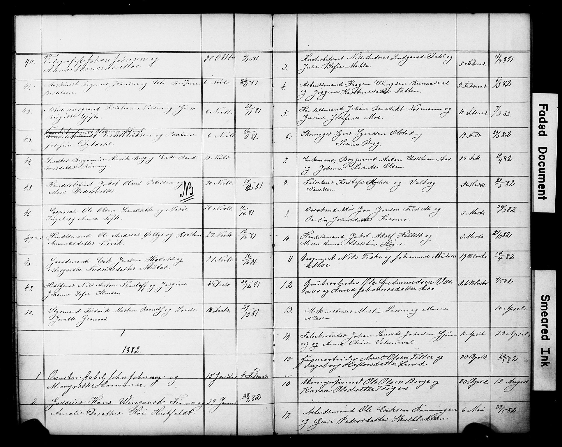 Ministerialprotokoller, klokkerbøker og fødselsregistre - Sør-Trøndelag, SAT/A-1456/601/L0059: Banns register no. 601A27, 1870-1911