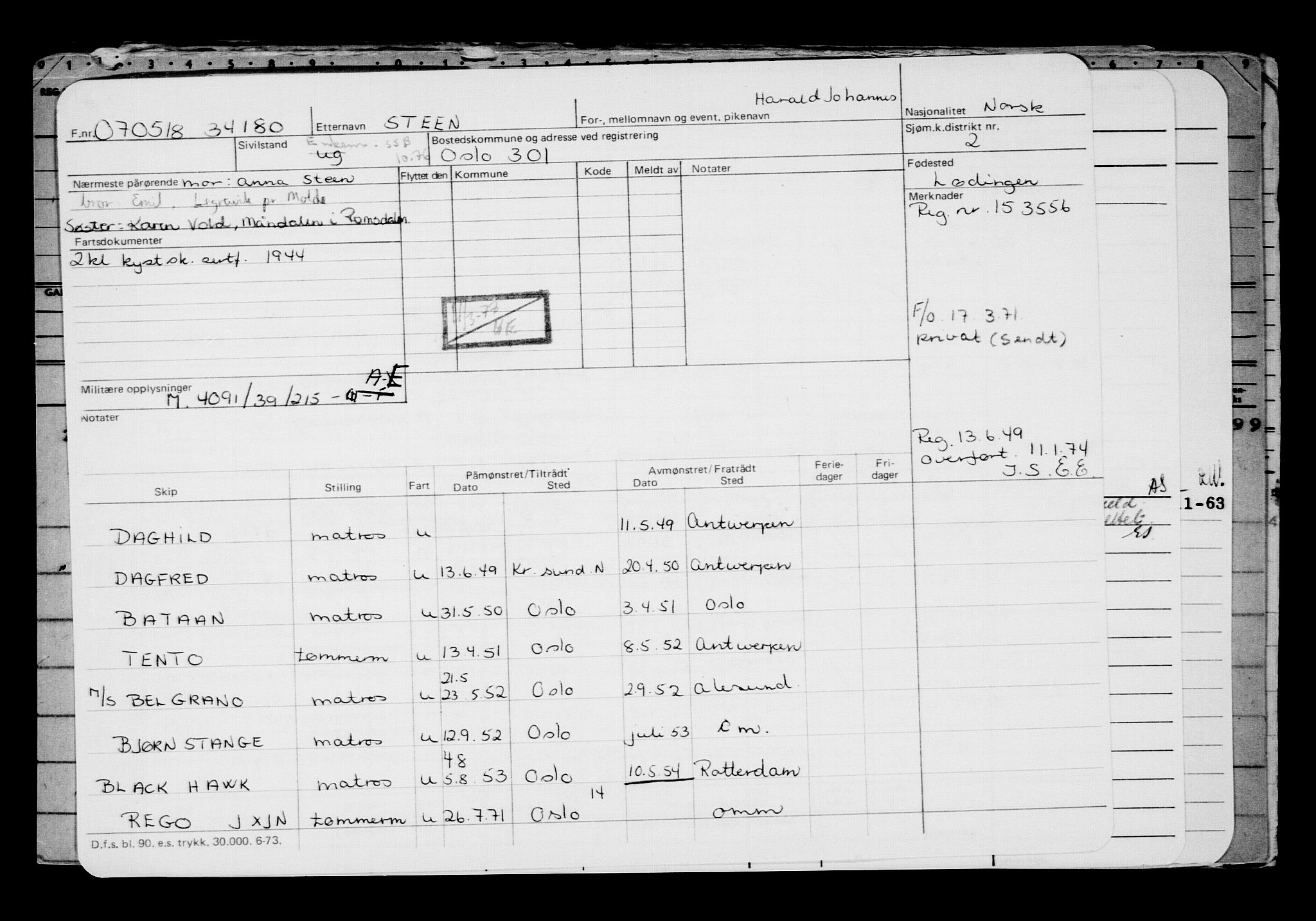 Direktoratet for sjømenn, AV/RA-S-3545/G/Gb/L0158: Hovedkort, 1918, p. 138