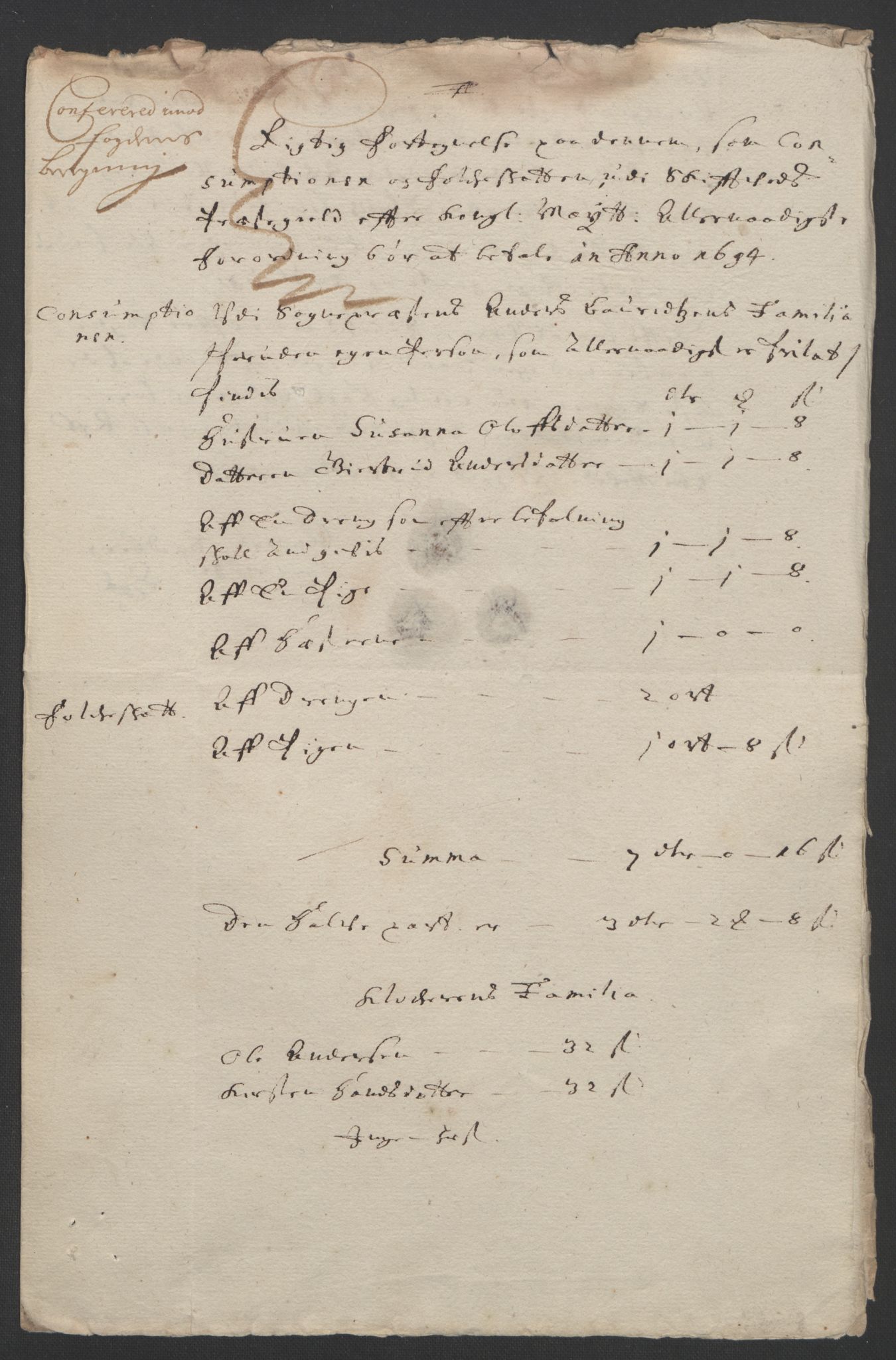 Rentekammeret inntil 1814, Reviderte regnskaper, Fogderegnskap, AV/RA-EA-4092/R07/L0284: Fogderegnskap Rakkestad, Heggen og Frøland, 1694, p. 233