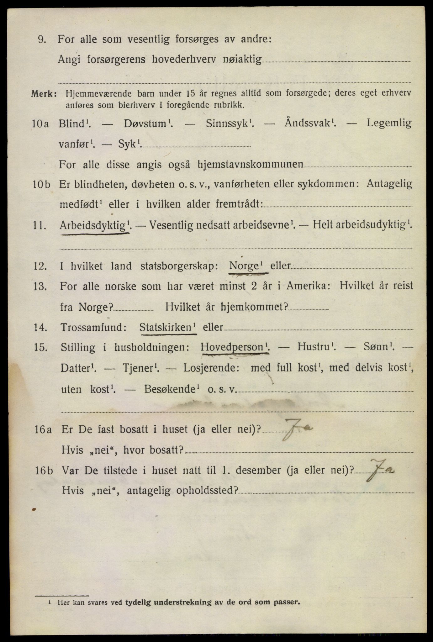 SAKO, 1920 census for Sauherad, 1920, p. 5612