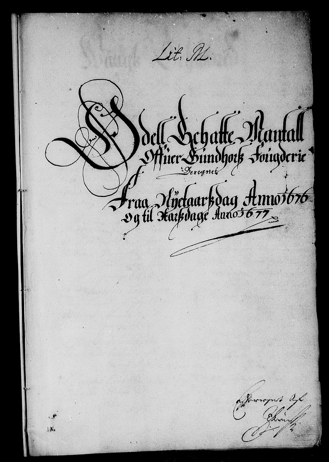 Rentekammeret inntil 1814, Reviderte regnskaper, Stiftamtstueregnskaper, Bergen stiftamt, AV/RA-EA-6043/R/Rc/L0044: Bergen stiftamt, 1676