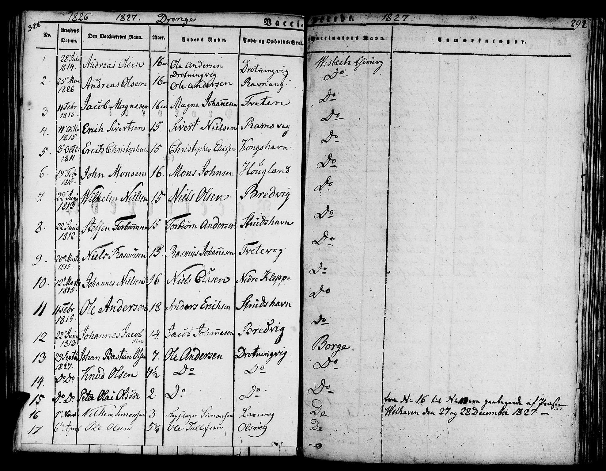 Askøy Sokneprestembete, SAB/A-74101/H/Ha/Haa/Haaa/L0004: Parish register (official) no. A 4, 1825-1845, p. 292