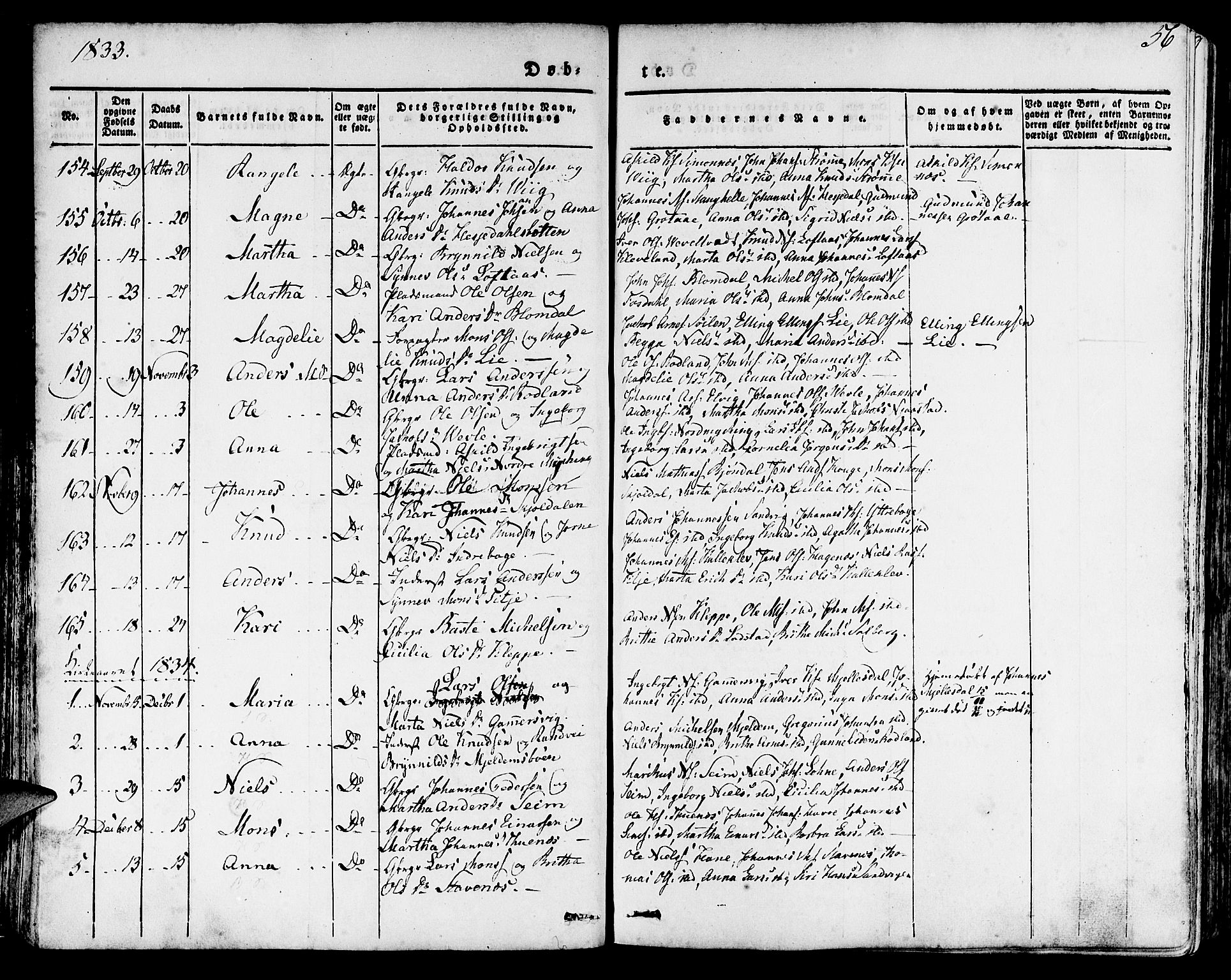 Haus sokneprestembete, SAB/A-75601/H/Haa: Parish register (official) no. A 14, 1827-1838, p. 56