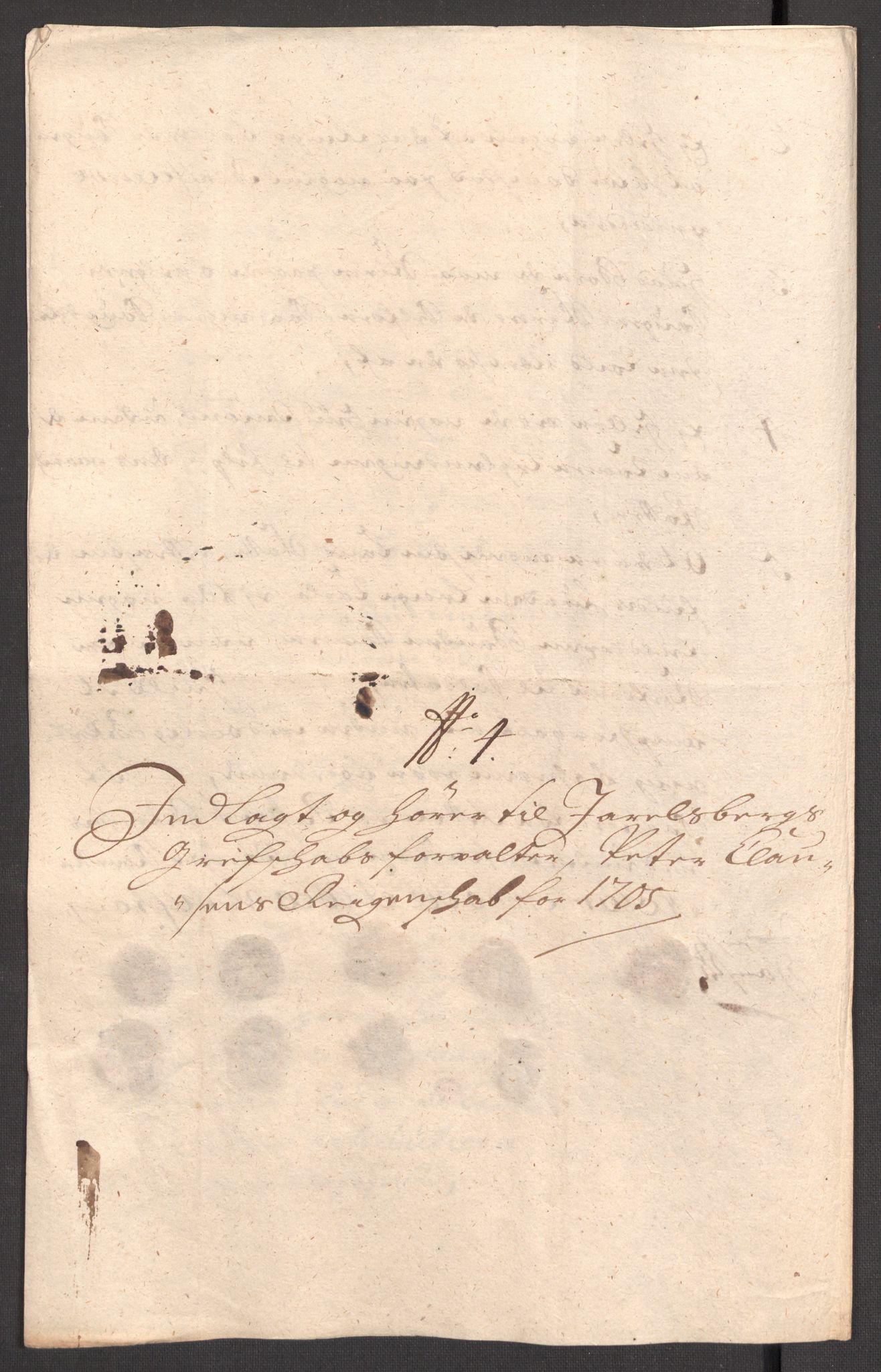 Rentekammeret inntil 1814, Reviderte regnskaper, Fogderegnskap, RA/EA-4092/R32/L1871: Fogderegnskap Jarlsberg grevskap, 1703-1705, p. 527