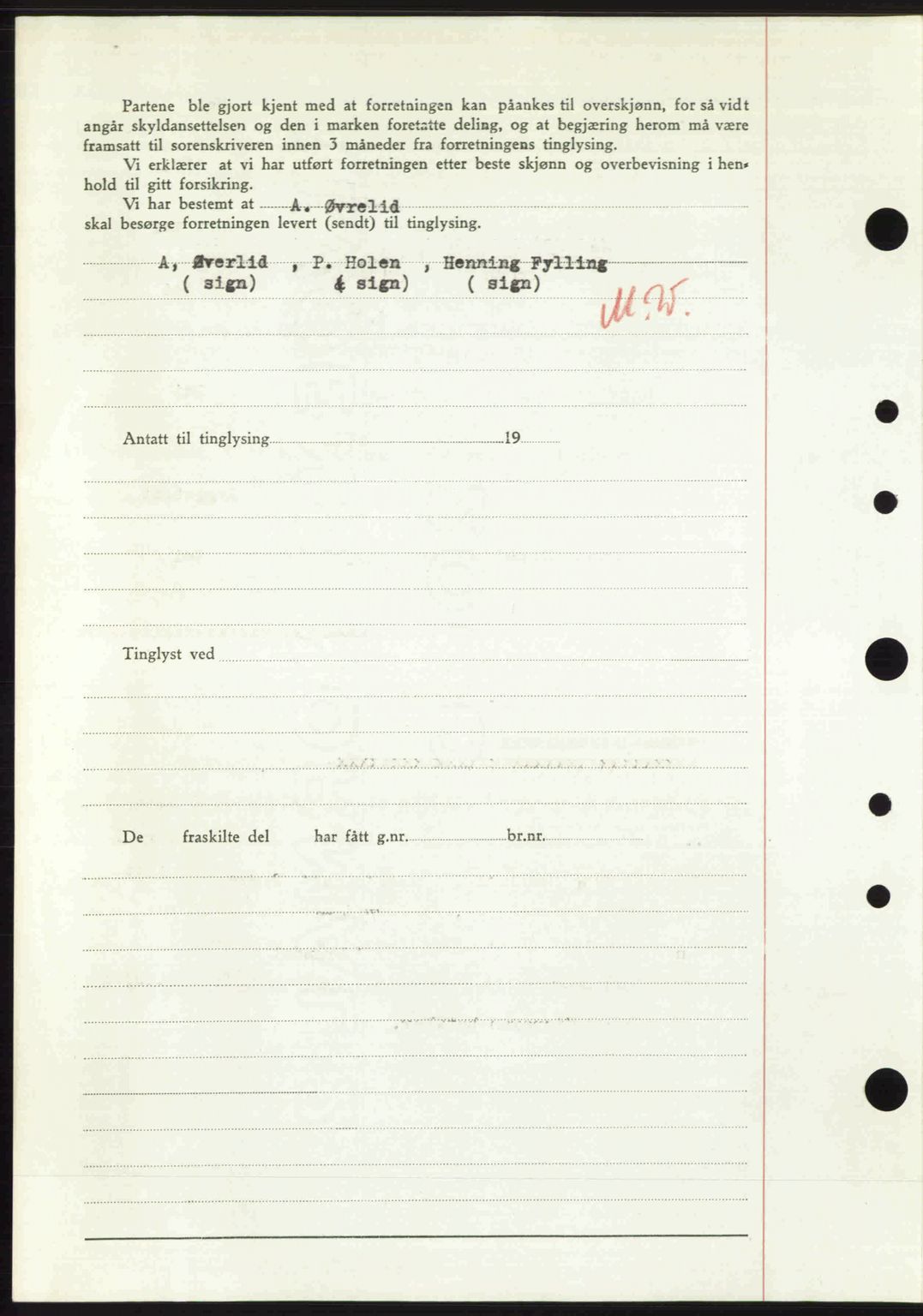 Nordre Sunnmøre sorenskriveri, AV/SAT-A-0006/1/2/2C/2Ca: Mortgage book no. A36, 1950-1950, Diary no: : 2315/1950