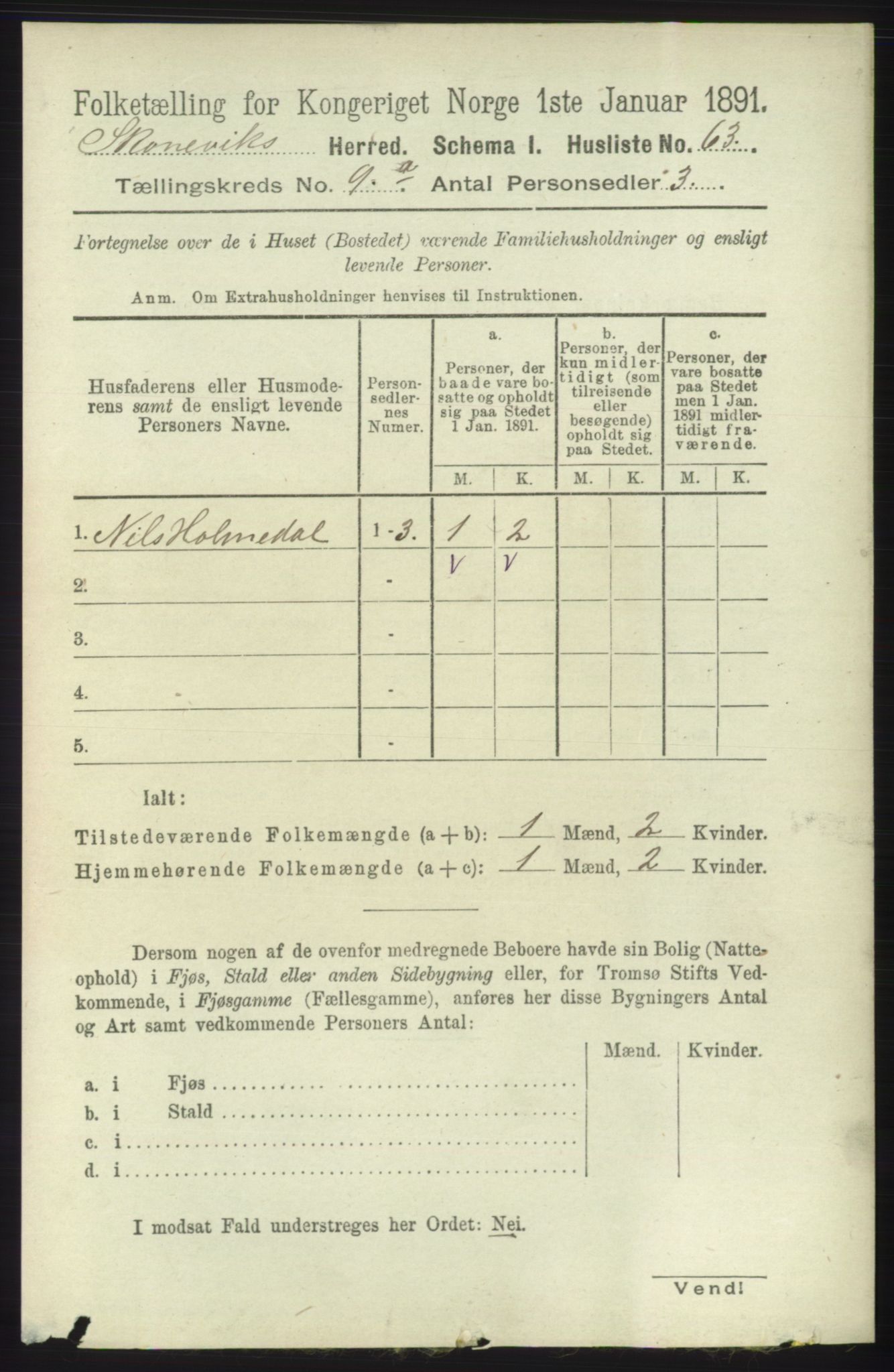 RA, 1891 census for 1212 Skånevik, 1891, p. 2552