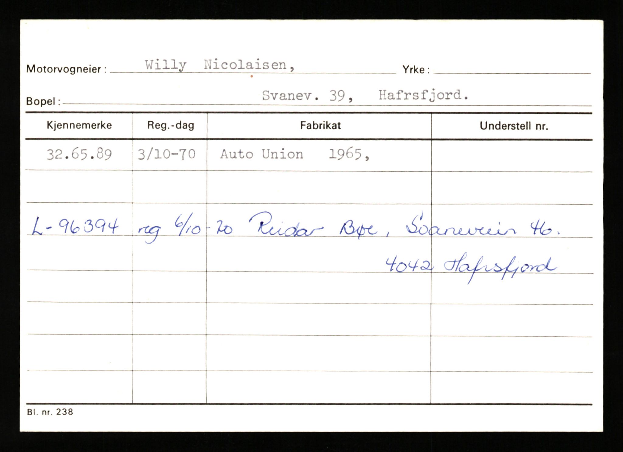 Stavanger trafikkstasjon, AV/SAST-A-101942/0/G/L0011: Registreringsnummer: 240000 - 363477, 1930-1971, p. 2301