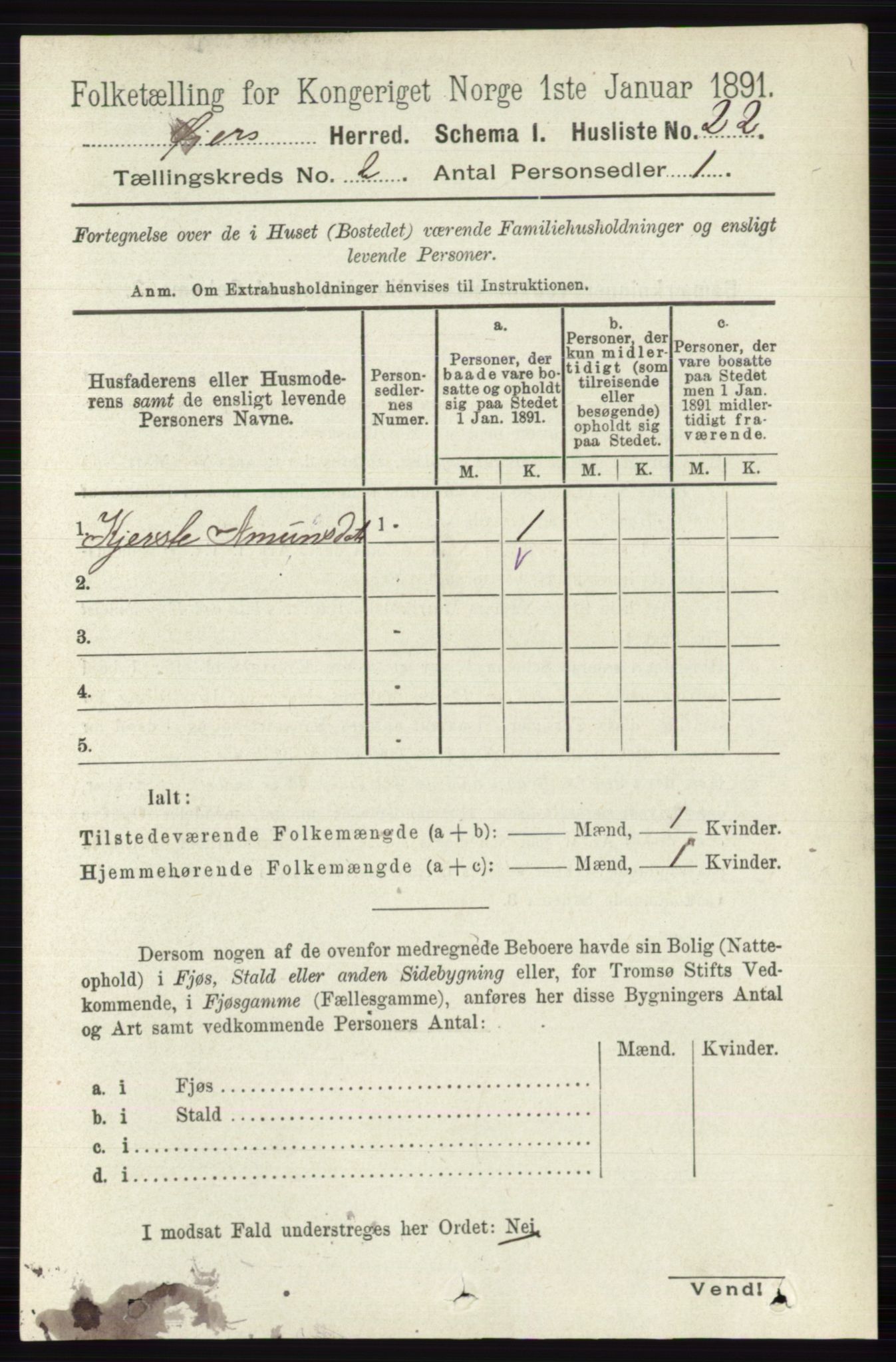 RA, 1891 census for 0521 Øyer, 1891, p. 475