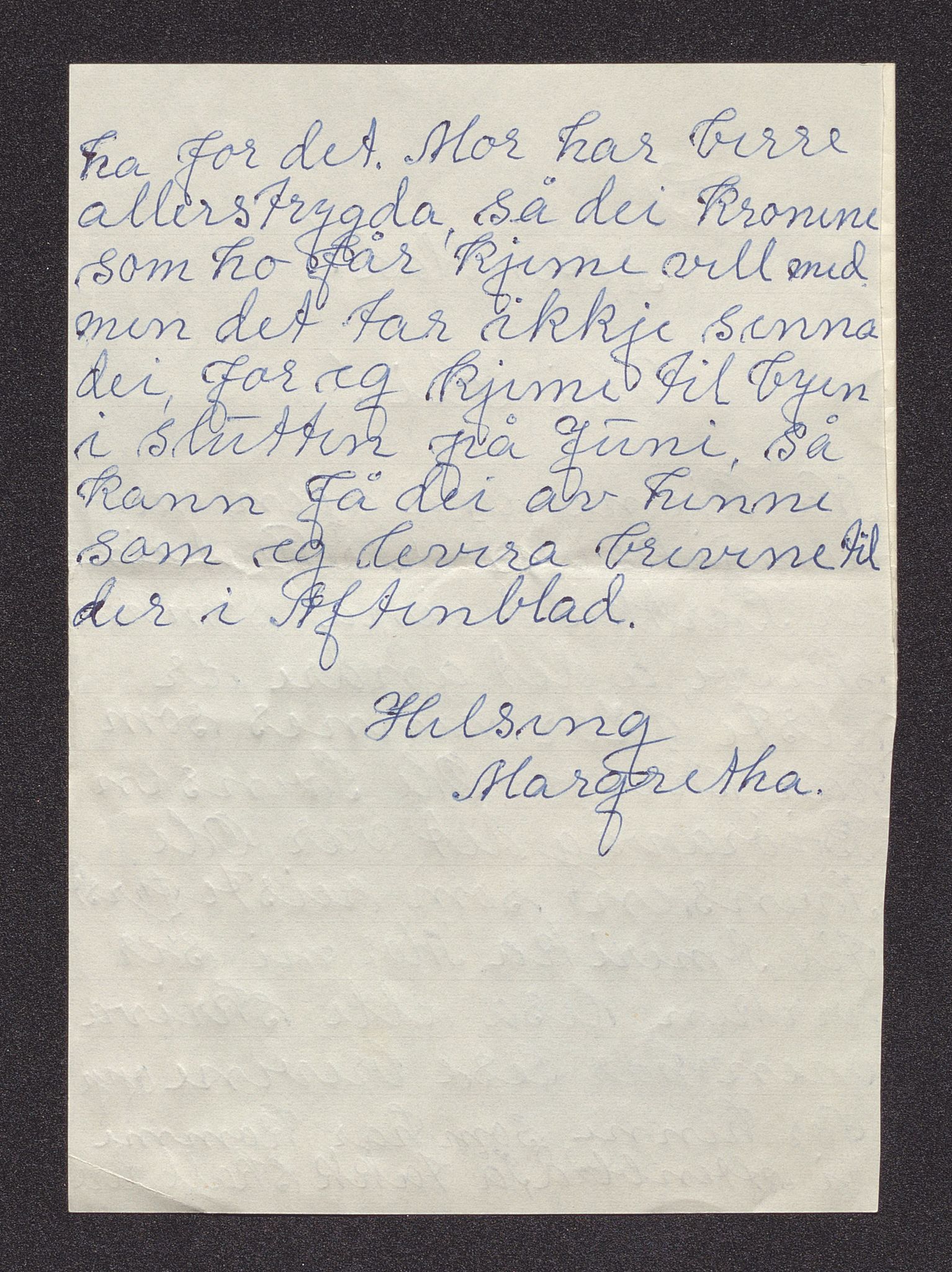 Pa 0273 - Amerikabrev fra Bjøravågen, AV/SAST-A-100411/Y/Ya/L0001: Brev, 1871-1930, p. 335