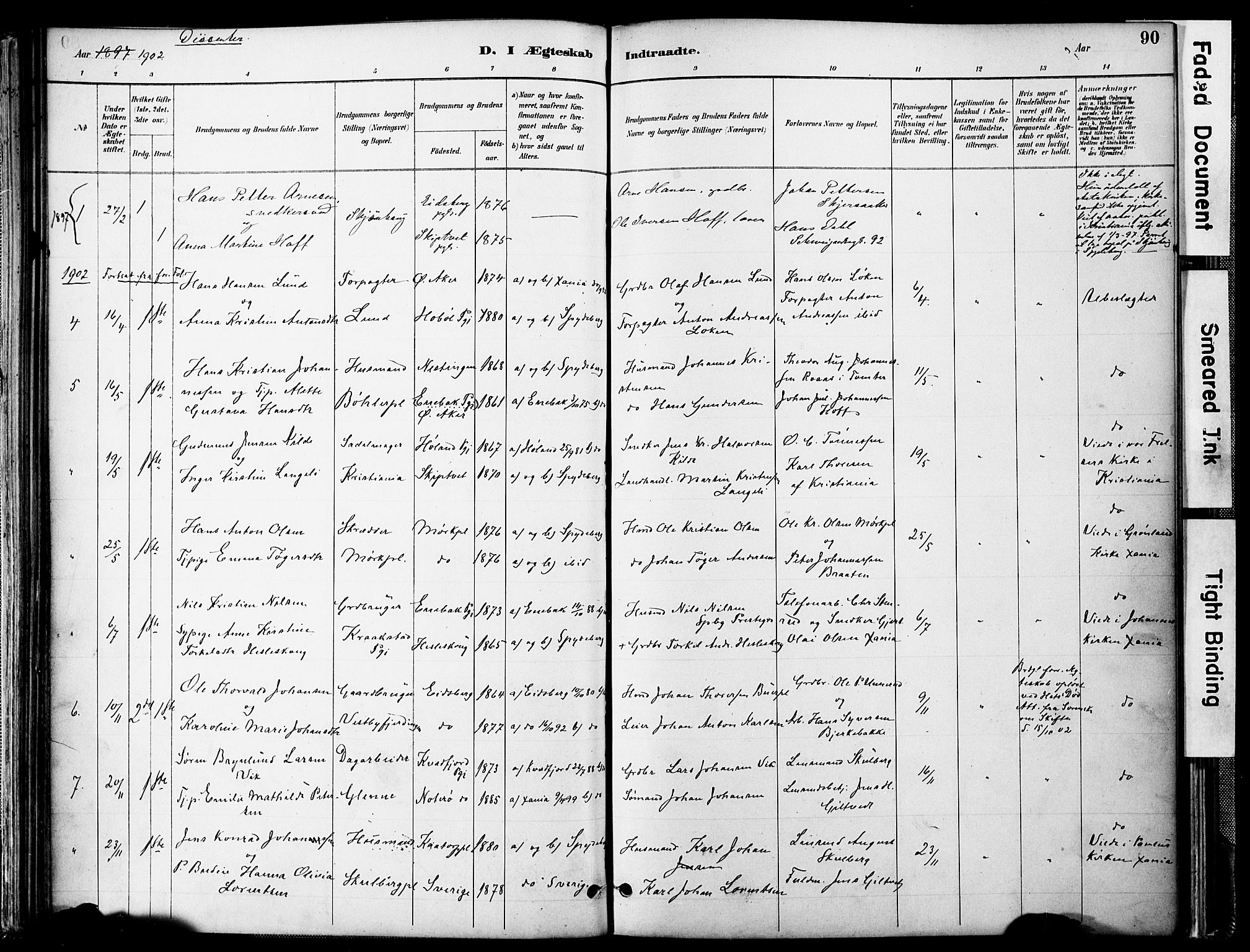 Spydeberg prestekontor Kirkebøker, AV/SAO-A-10924/F/Fa/L0008: Parish register (official) no. I 8, 1886-1900, p. 90