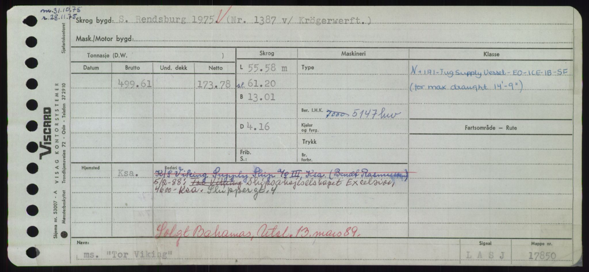 Sjøfartsdirektoratet med forløpere, Skipsmålingen, AV/RA-S-1627/H/Hd/L0039: Fartøy, Ti-Tø, p. 219