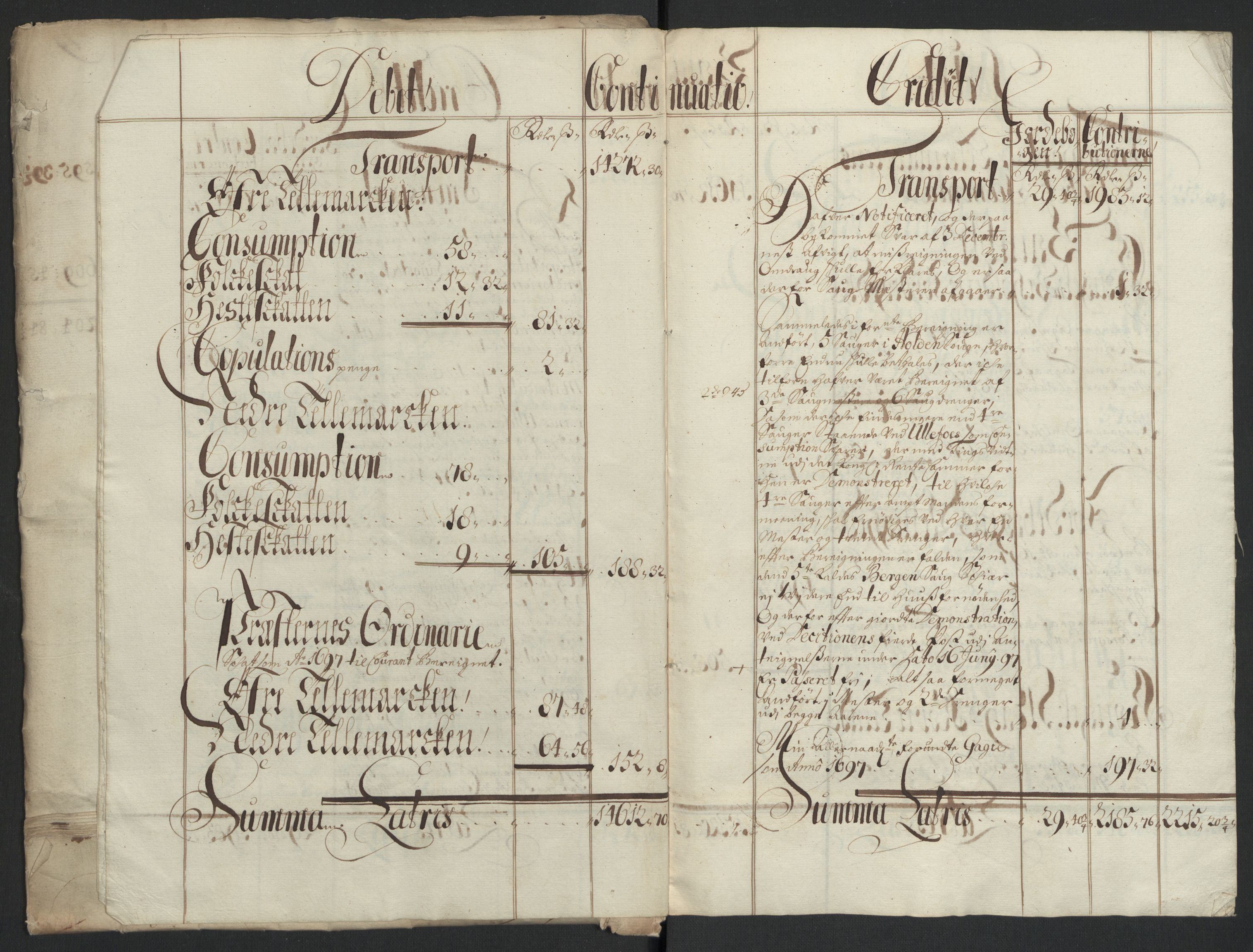Rentekammeret inntil 1814, Reviderte regnskaper, Fogderegnskap, AV/RA-EA-4092/R36/L2098: Fogderegnskap Øvre og Nedre Telemark og Bamble, 1698, p. 18