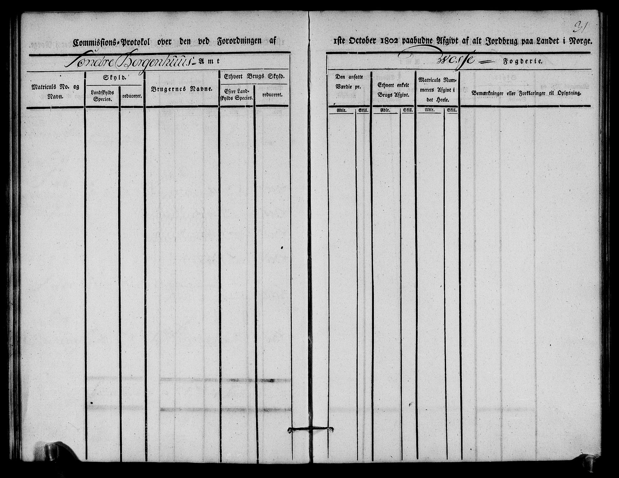 Rentekammeret inntil 1814, Realistisk ordnet avdeling, AV/RA-EA-4070/N/Ne/Nea/L0112: Nordhordland og Voss fogderi. Kommisjonsprotokoll for Voss, 1803, p. 32