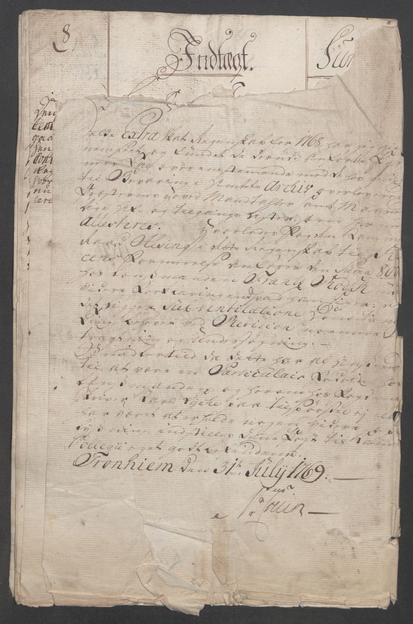 Rentekammeret inntil 1814, Reviderte regnskaper, Fogderegnskap, AV/RA-EA-4092/R54/L3645: Ekstraskatten Sunnmøre, 1762-1772, p. 117