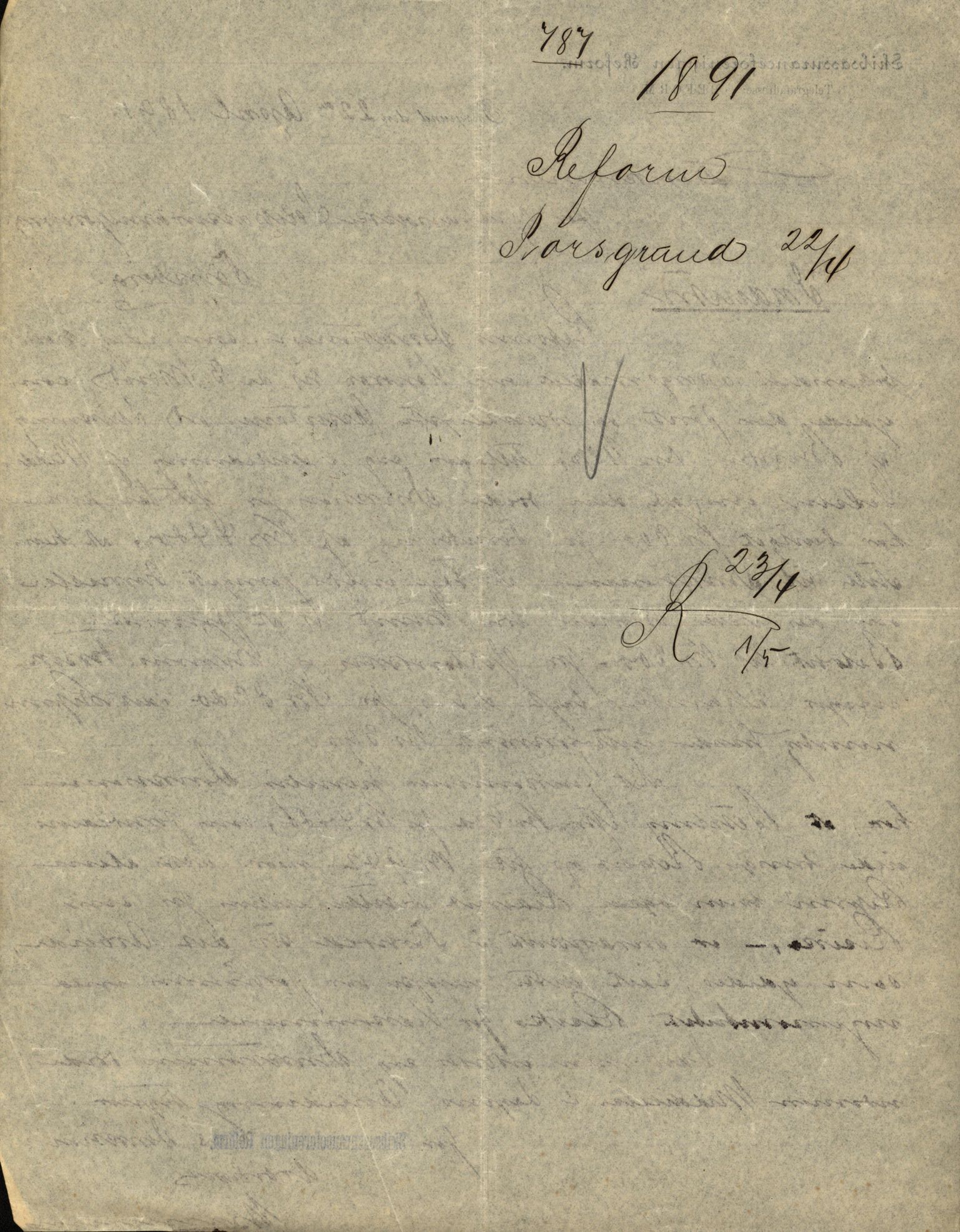 Pa 63 - Østlandske skibsassuranceforening, VEMU/A-1079/G/Ga/L0027/0012: Havaridokumenter / Hans Nielsen Hauge, Verena, Guldfaxe, India, Industri, 1891, p. 25