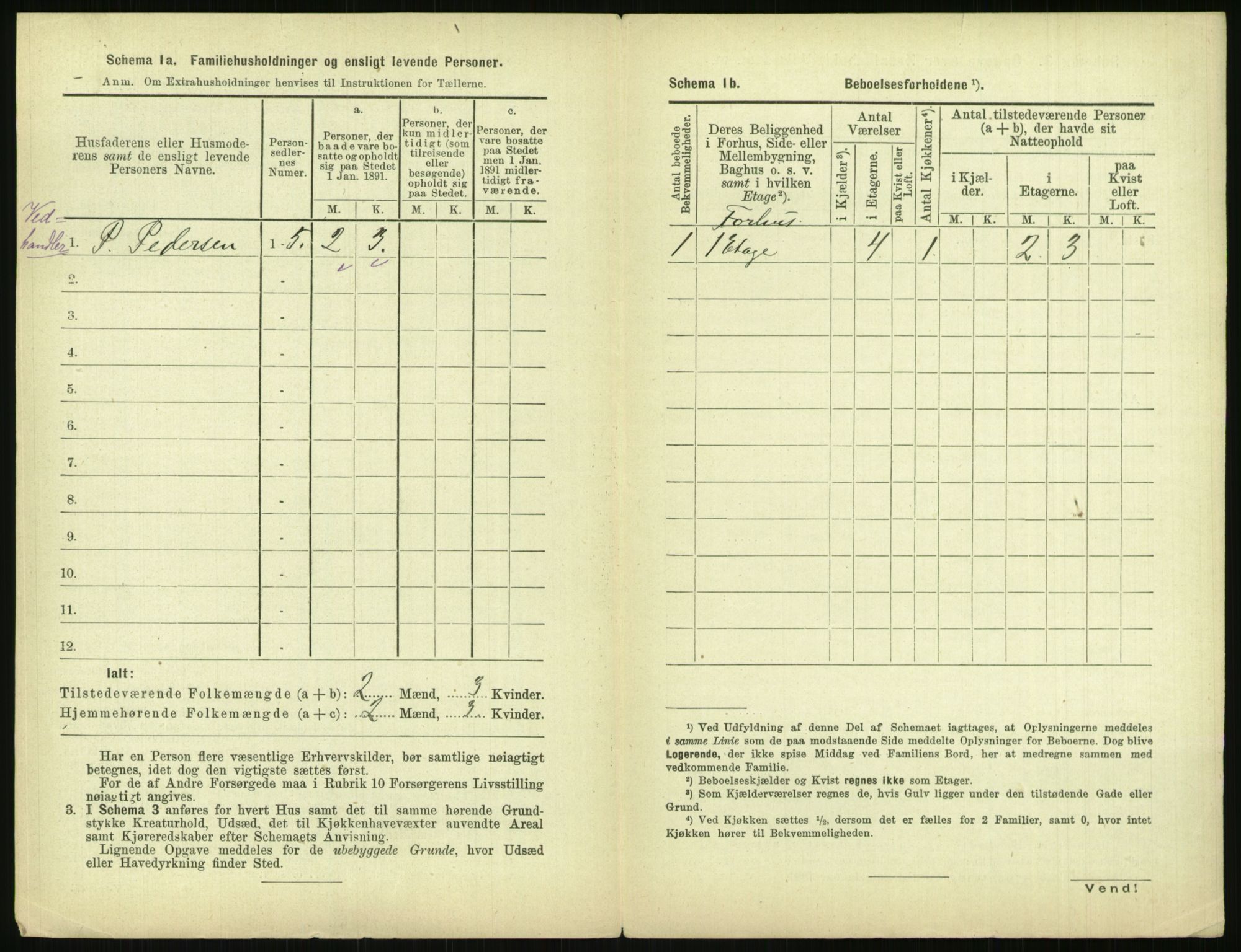 RA, 1891 census for 0301 Kristiania, 1891, p. 146348