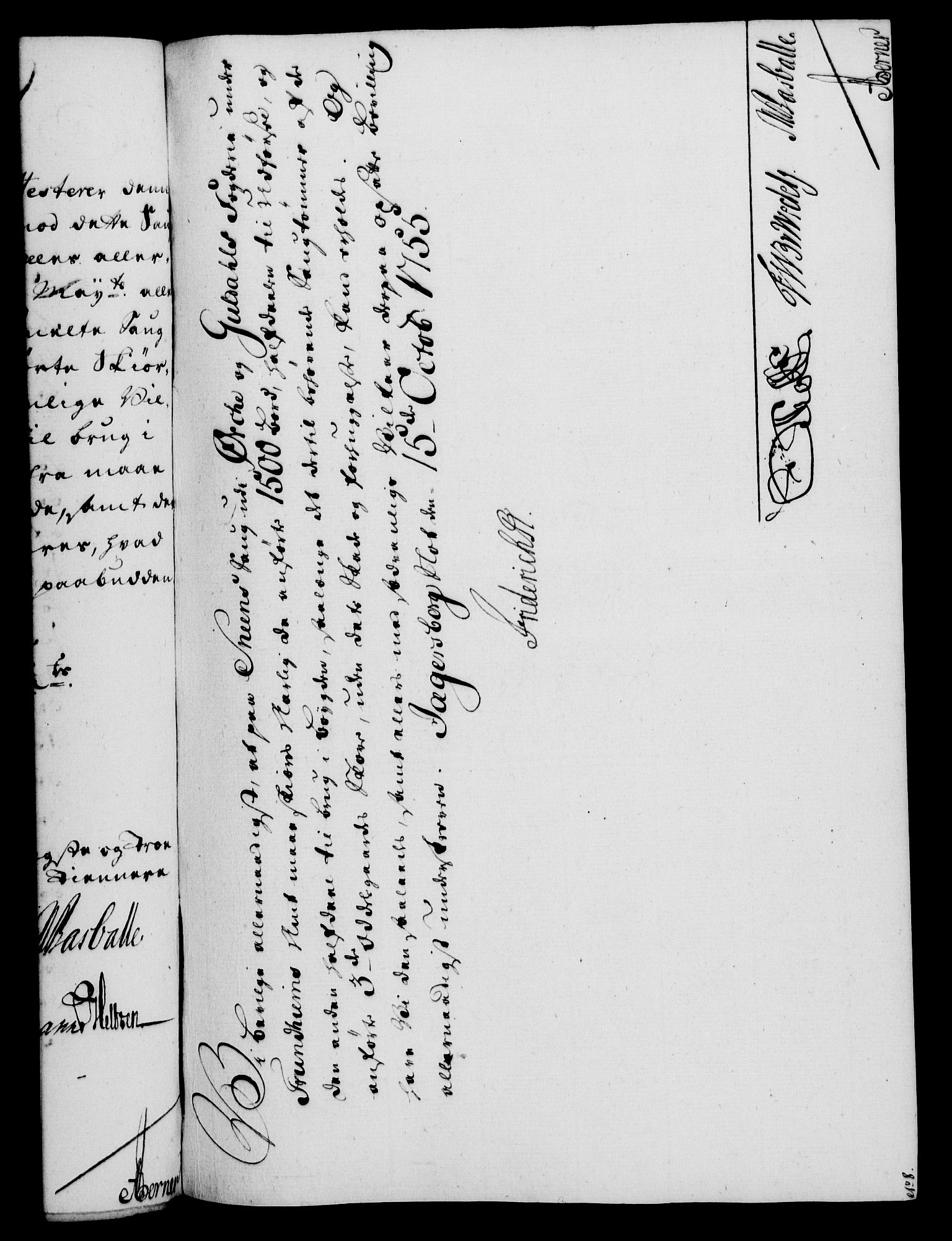 Rentekammeret, Kammerkanselliet, RA/EA-3111/G/Gf/Gfa/L0037: Norsk relasjons- og resolusjonsprotokoll (merket RK 52.37), 1755, p. 532